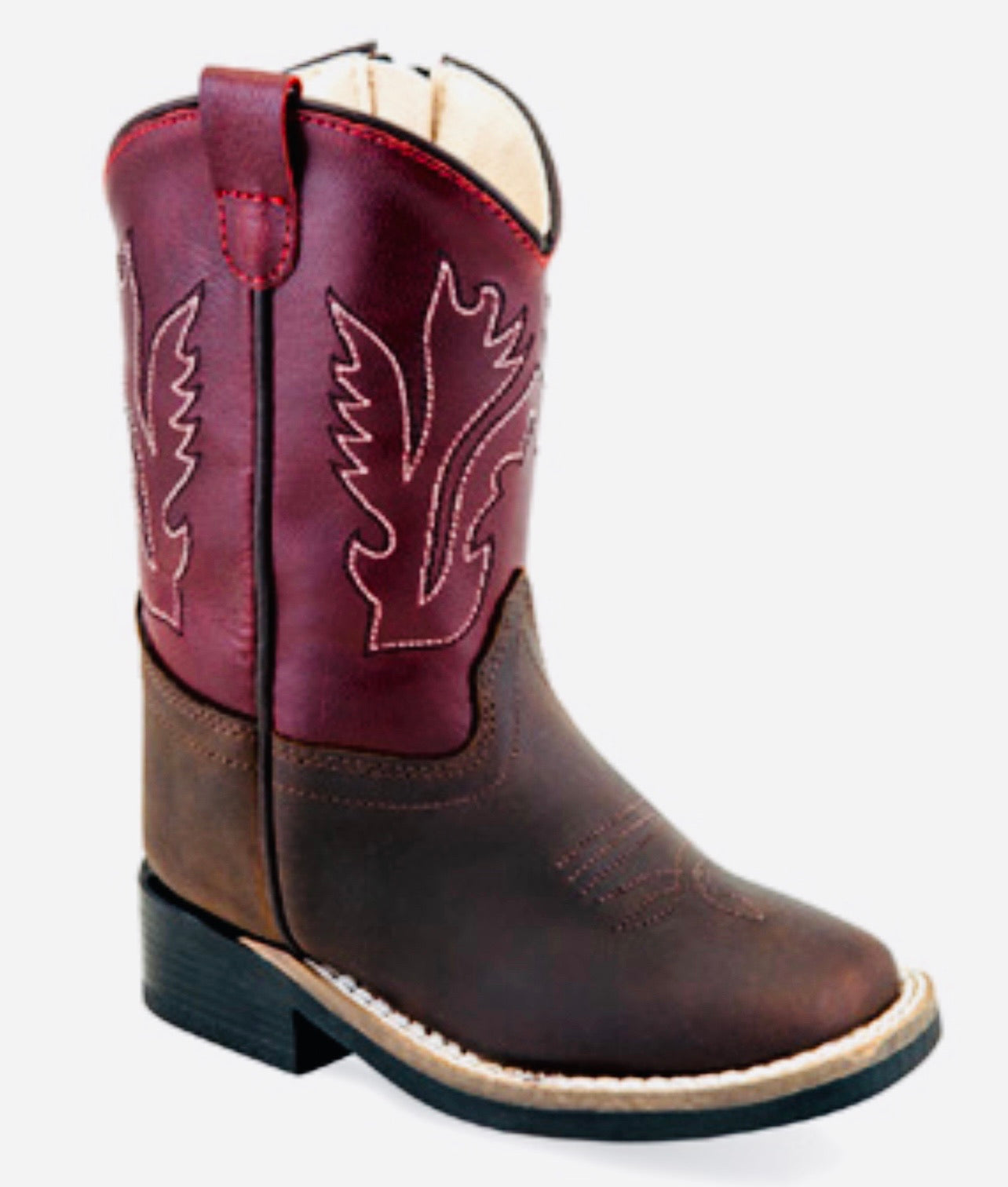 Toddler Boys Western Boot w/ Side Zipper