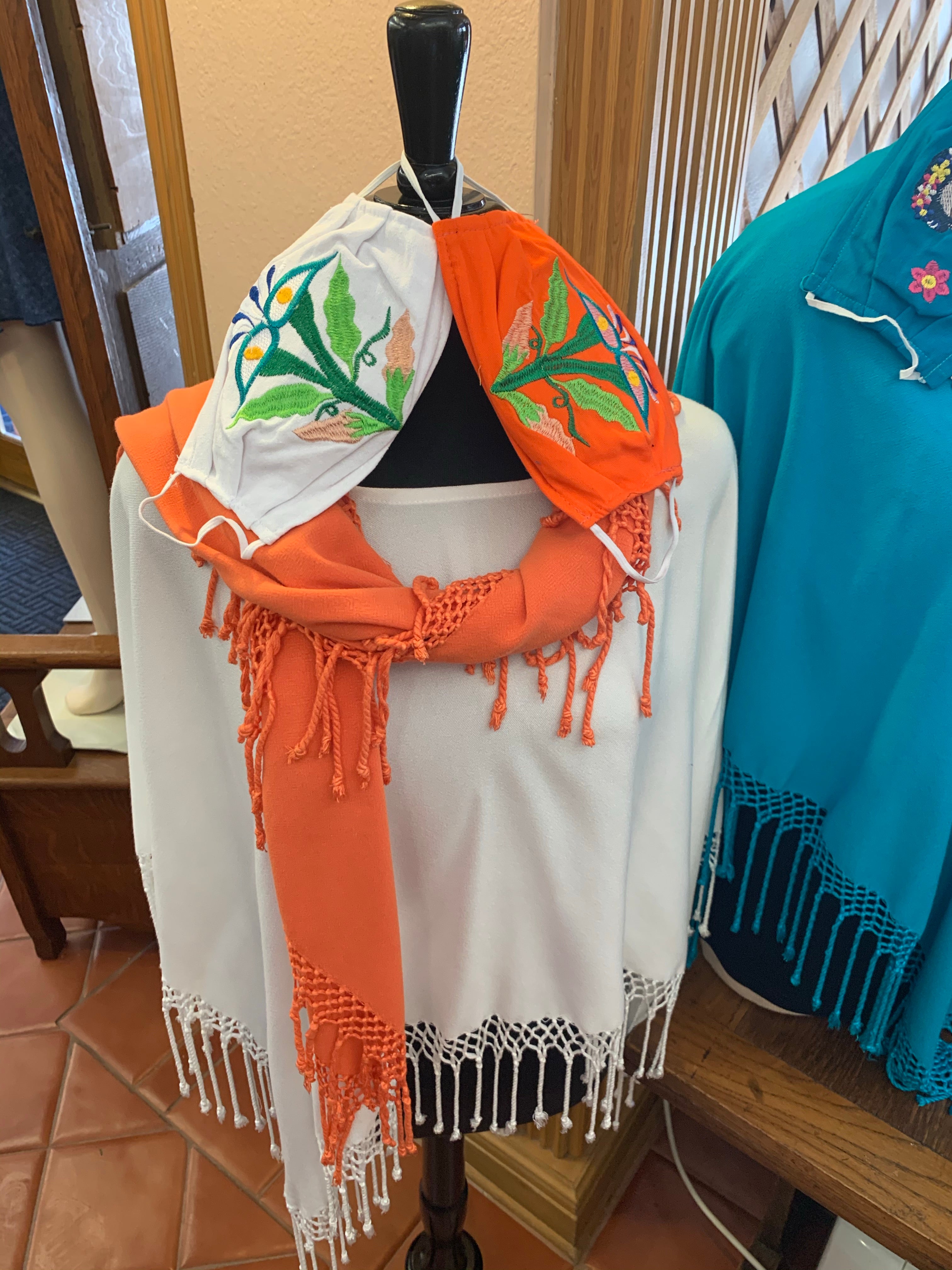 Fringed Poncho In Solid Colors