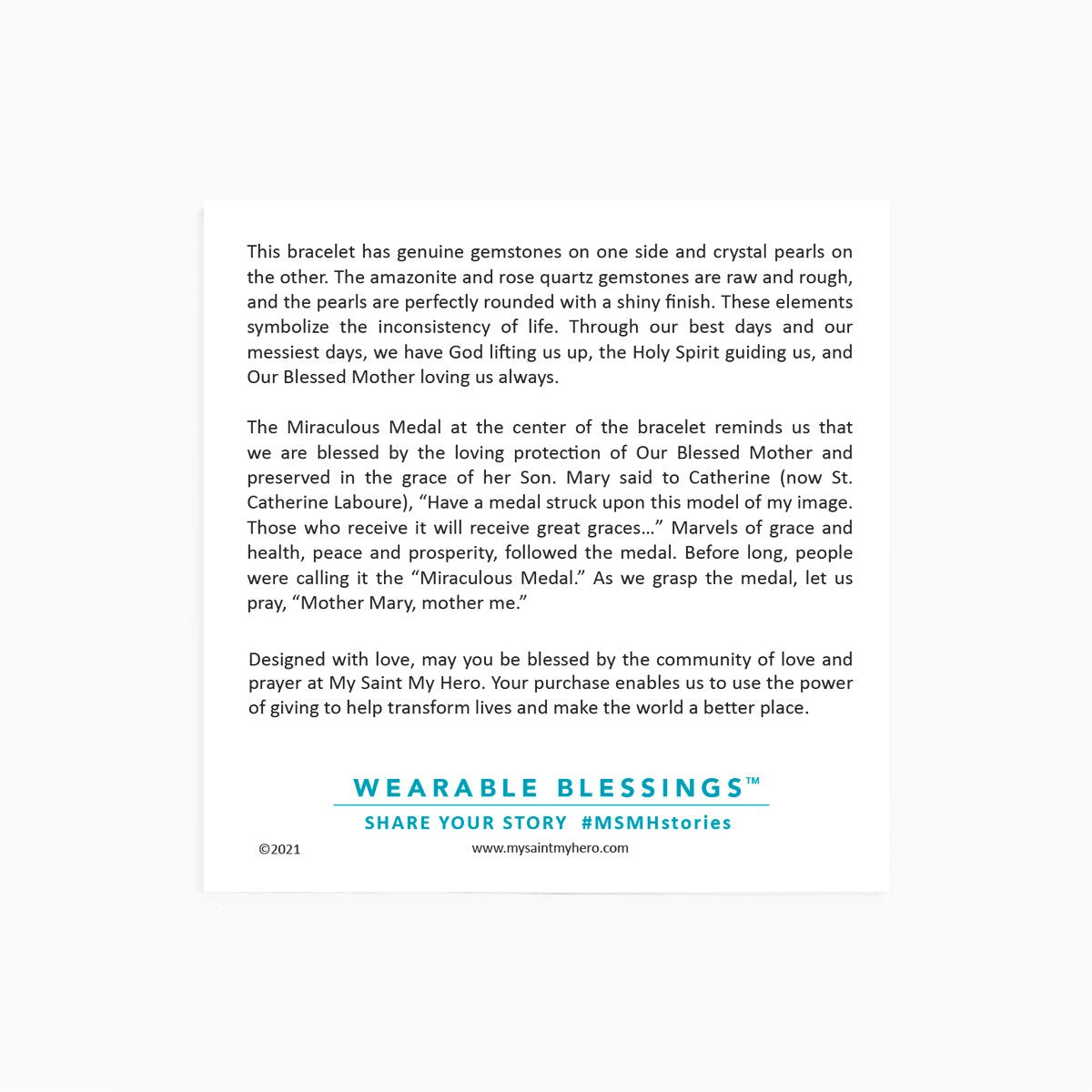 Mother Mary, Mother Me Blessing Bracelet