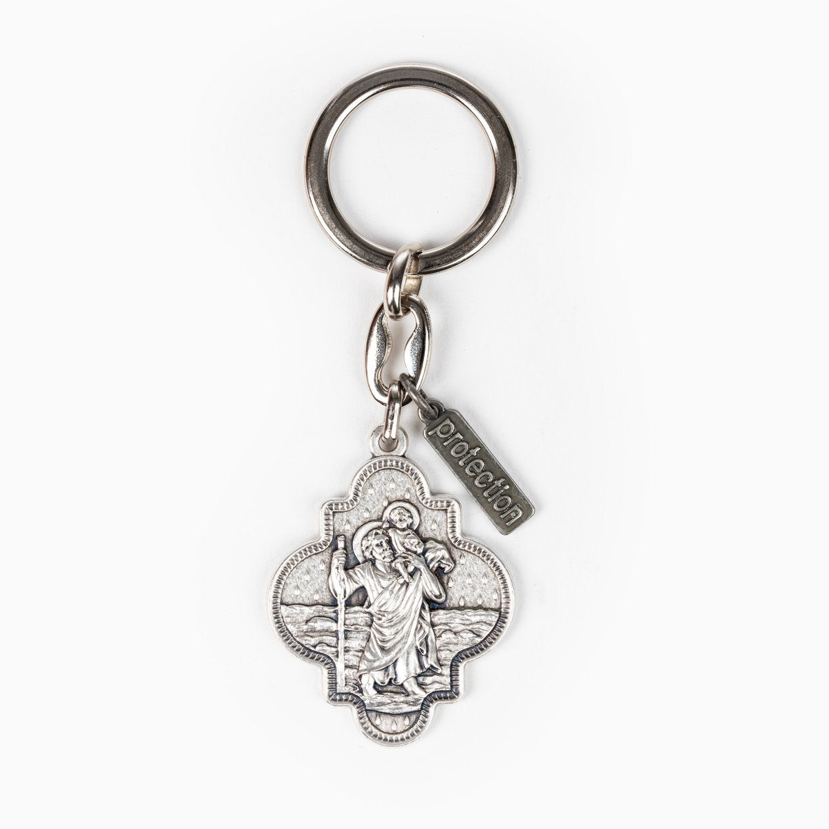 Saint Christopher Travel Protection Key Ring