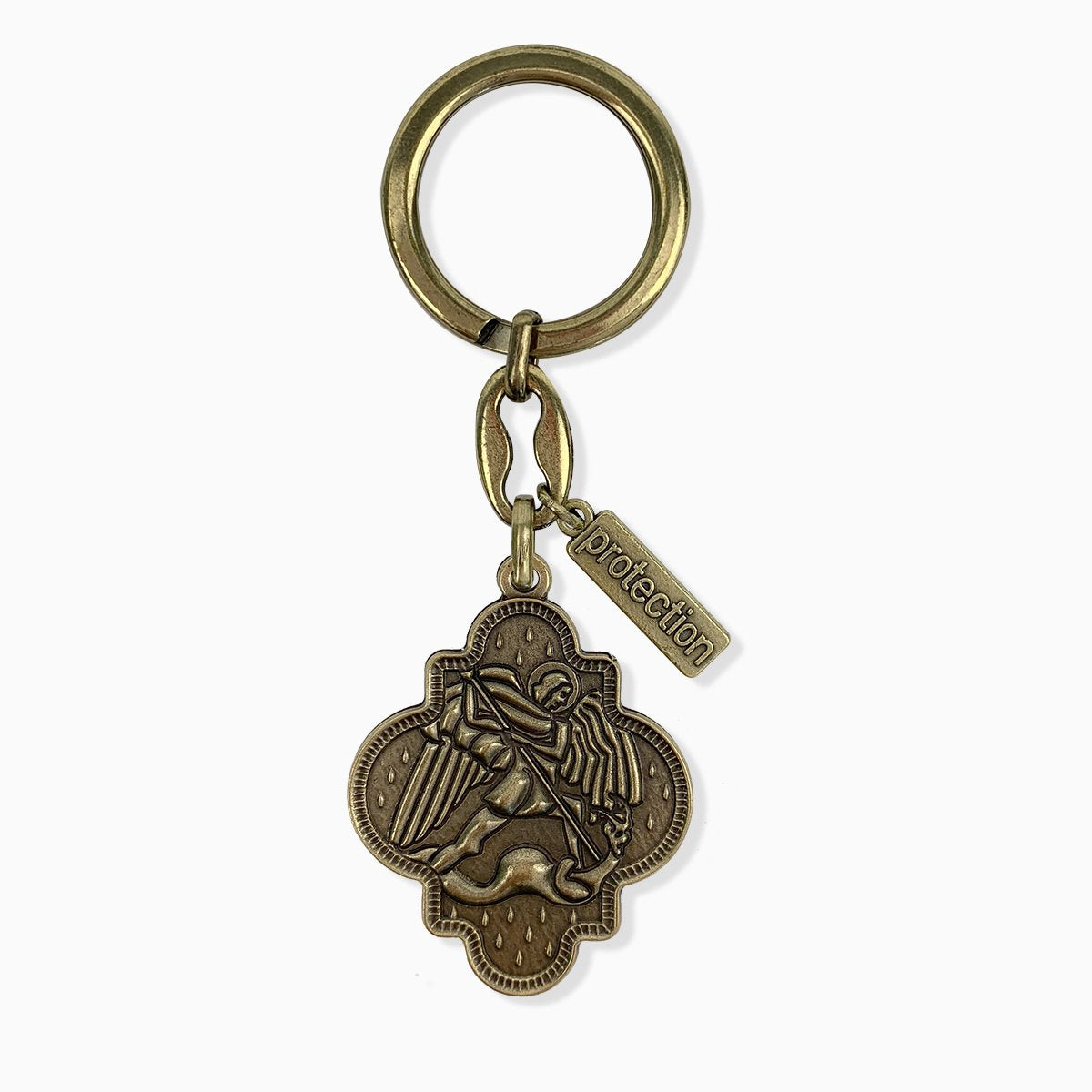 Archangel Michael Armor of Protection Key Ring