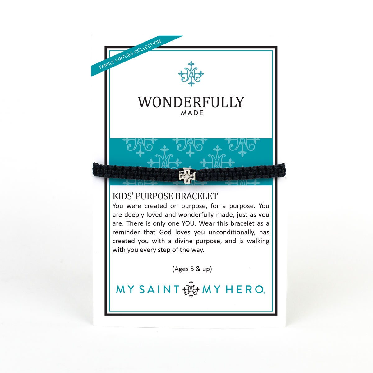 Family Virtues Wonderfully Made Kids' Purpose Bracelet