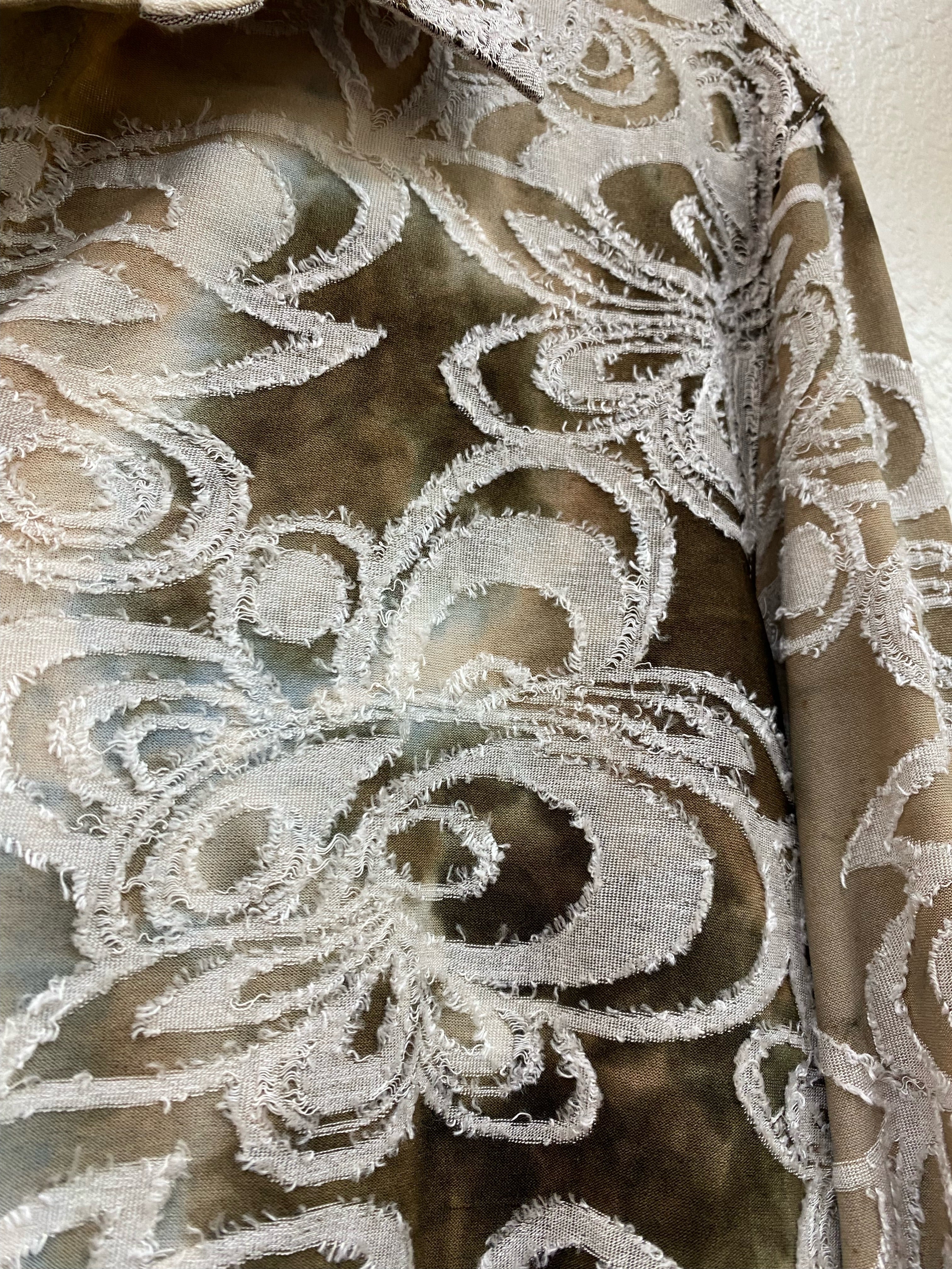 Shades of Taupe Button Front Top by Multiples