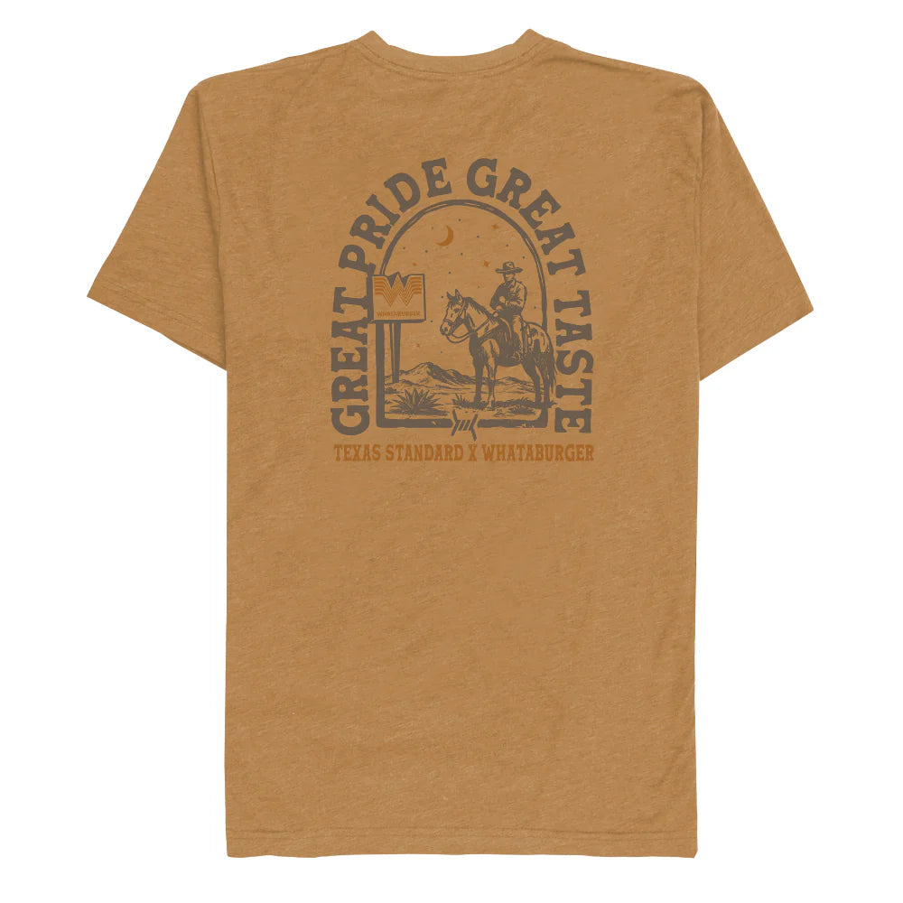 Whataburger- Great Pride Great Taste Heritage Printed Tee By Texas Standard