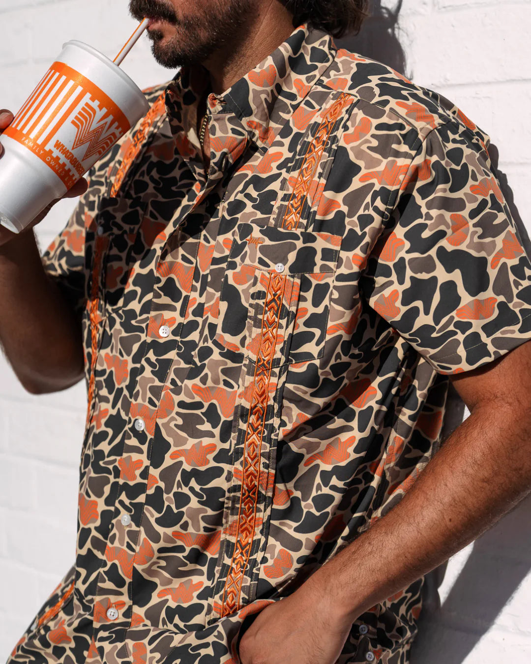 Guayabera Libre- Whataburger Camo by Texas Standard