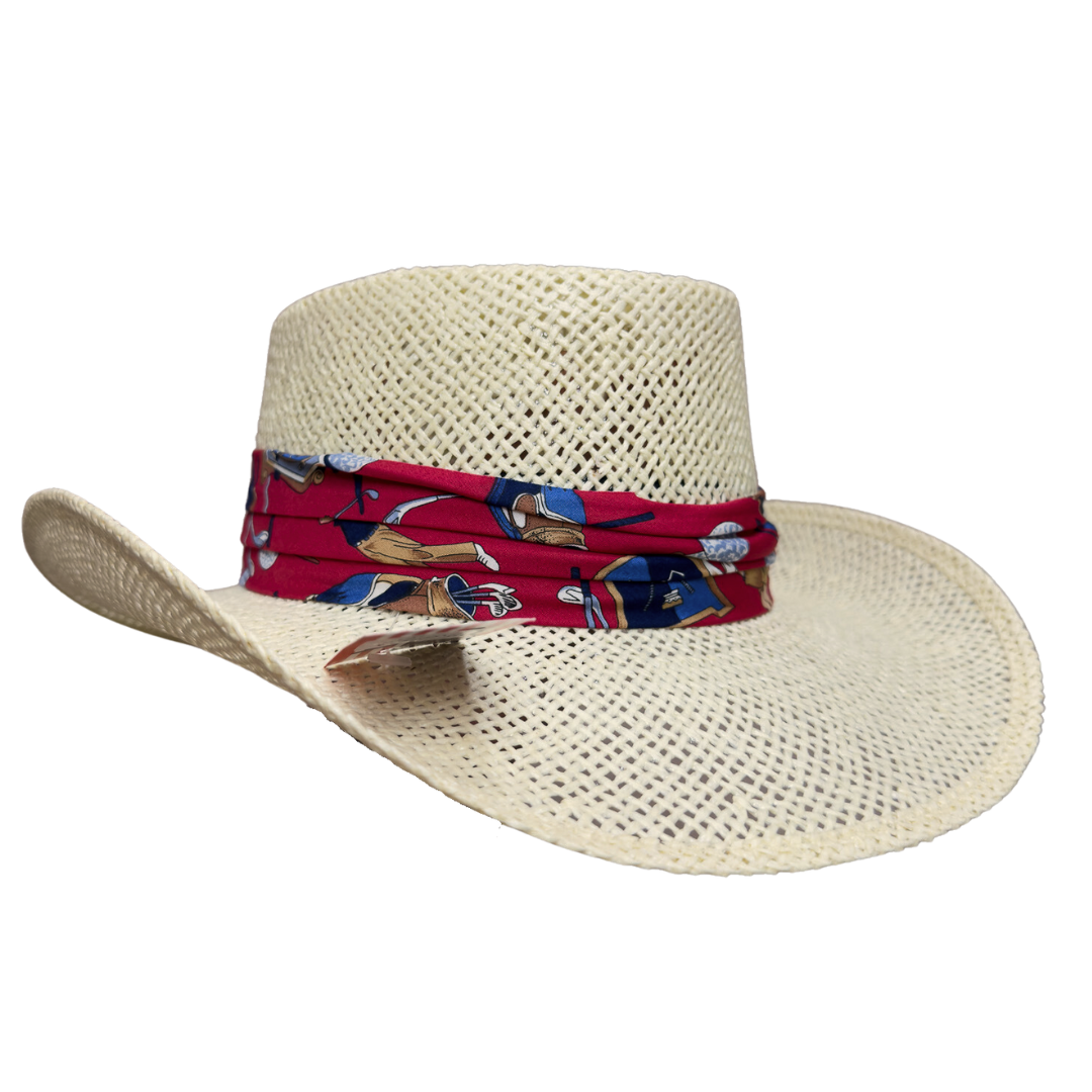 Pinzano Straw Golfer's Hat