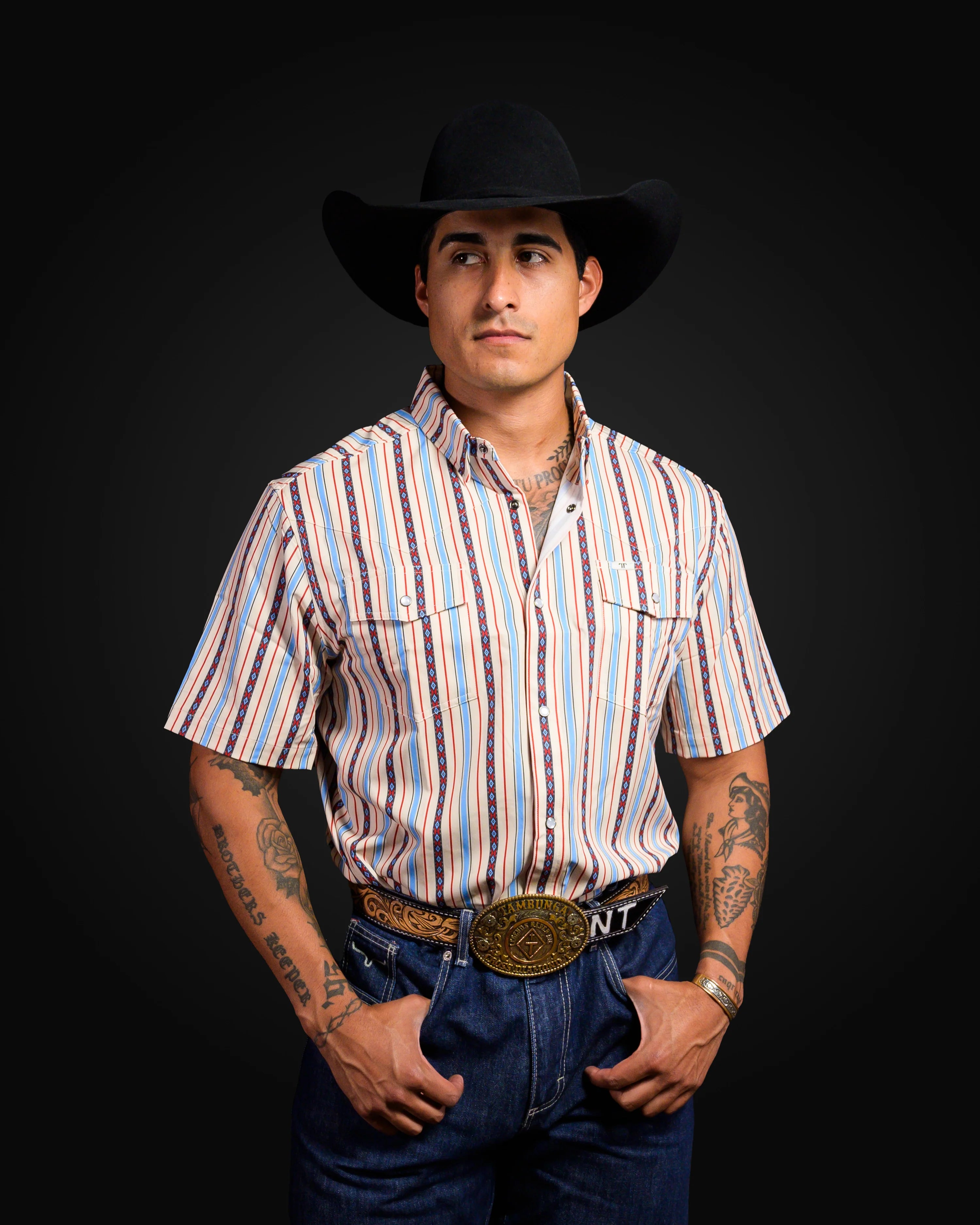 The Edward- Short Sleeve Snap Shirt