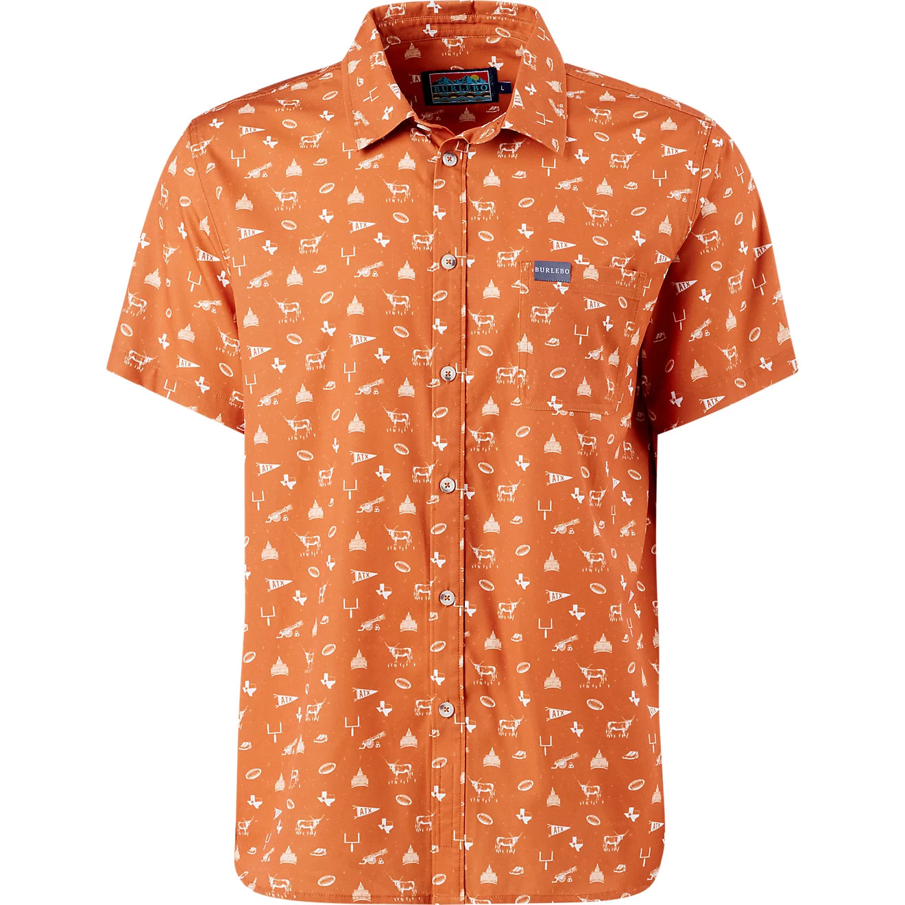 Gameday in Austin- Performance Button Up by Burlebo