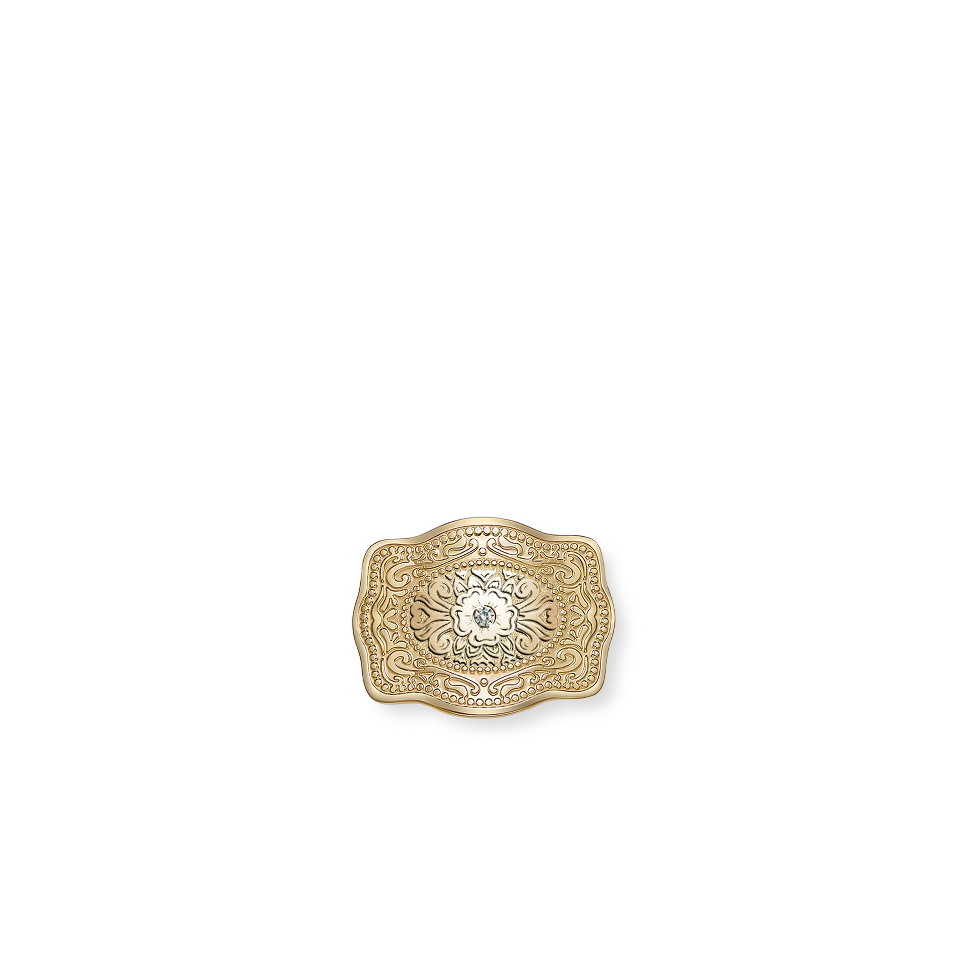 SpurWest Mini Belt Buckle Hatpin (Amelia Rose) - Gold