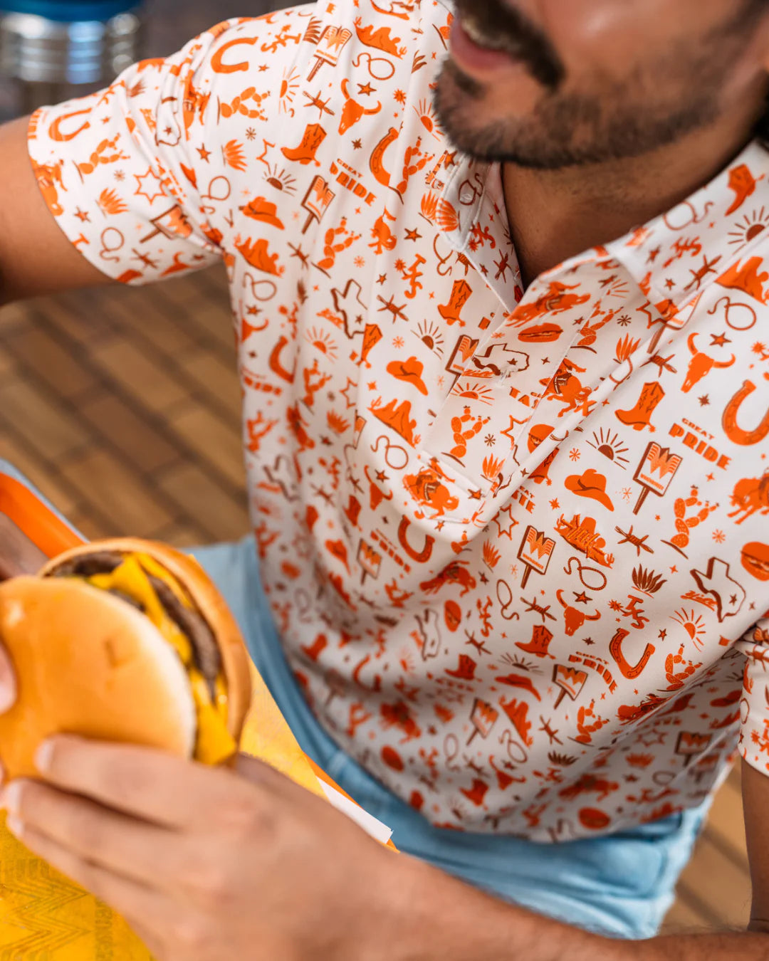 Texas Traditions Polo- Whataburger Outlaw