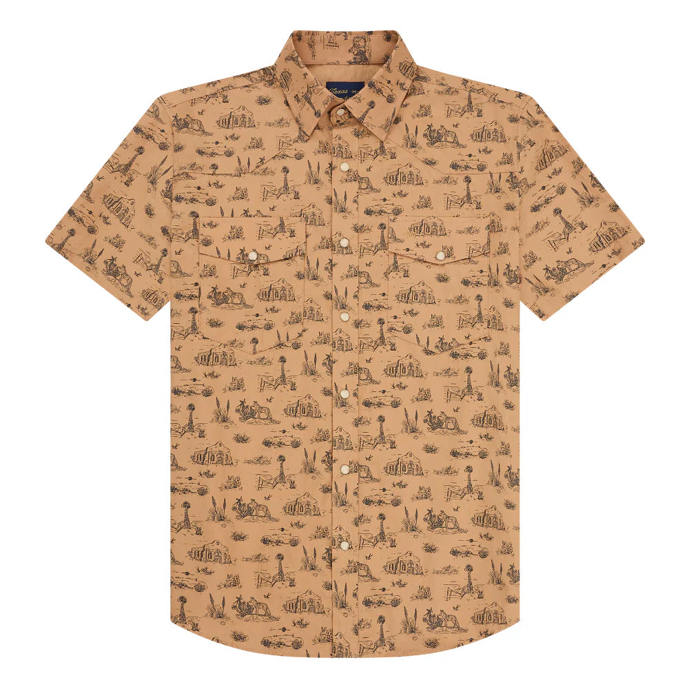 Signature Pearl Snap- West Texas Toile