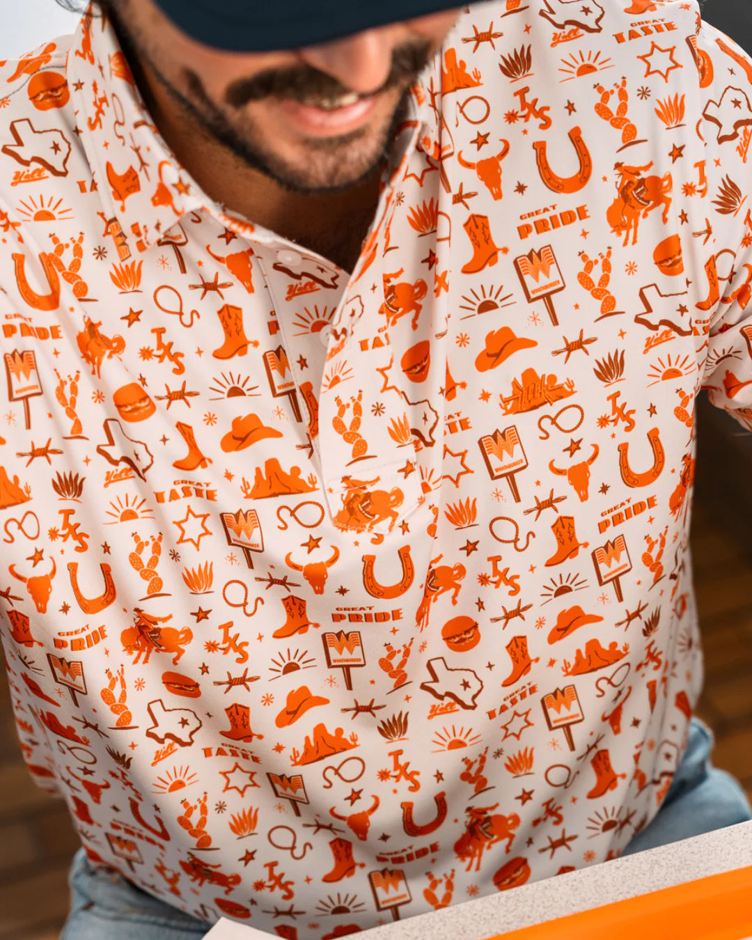 Texas Traditions Polo- Whataburger Outlaw