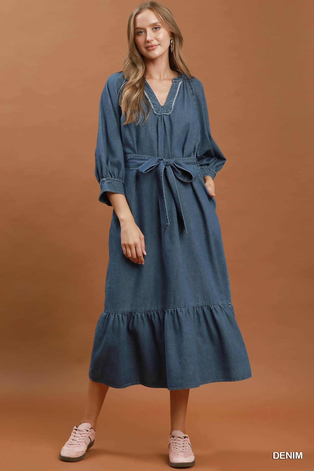 Denim Darling Midi Dress 💙