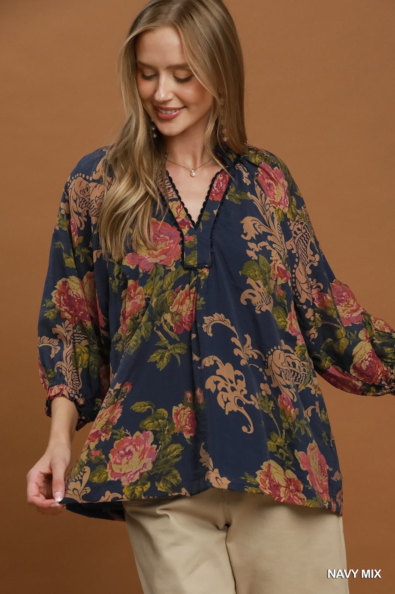 Midnight Rose Blouse