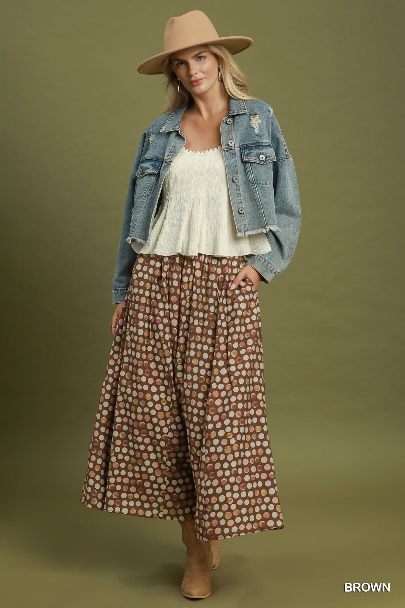 Cocoa Confetti Maxi Skirt 🤎