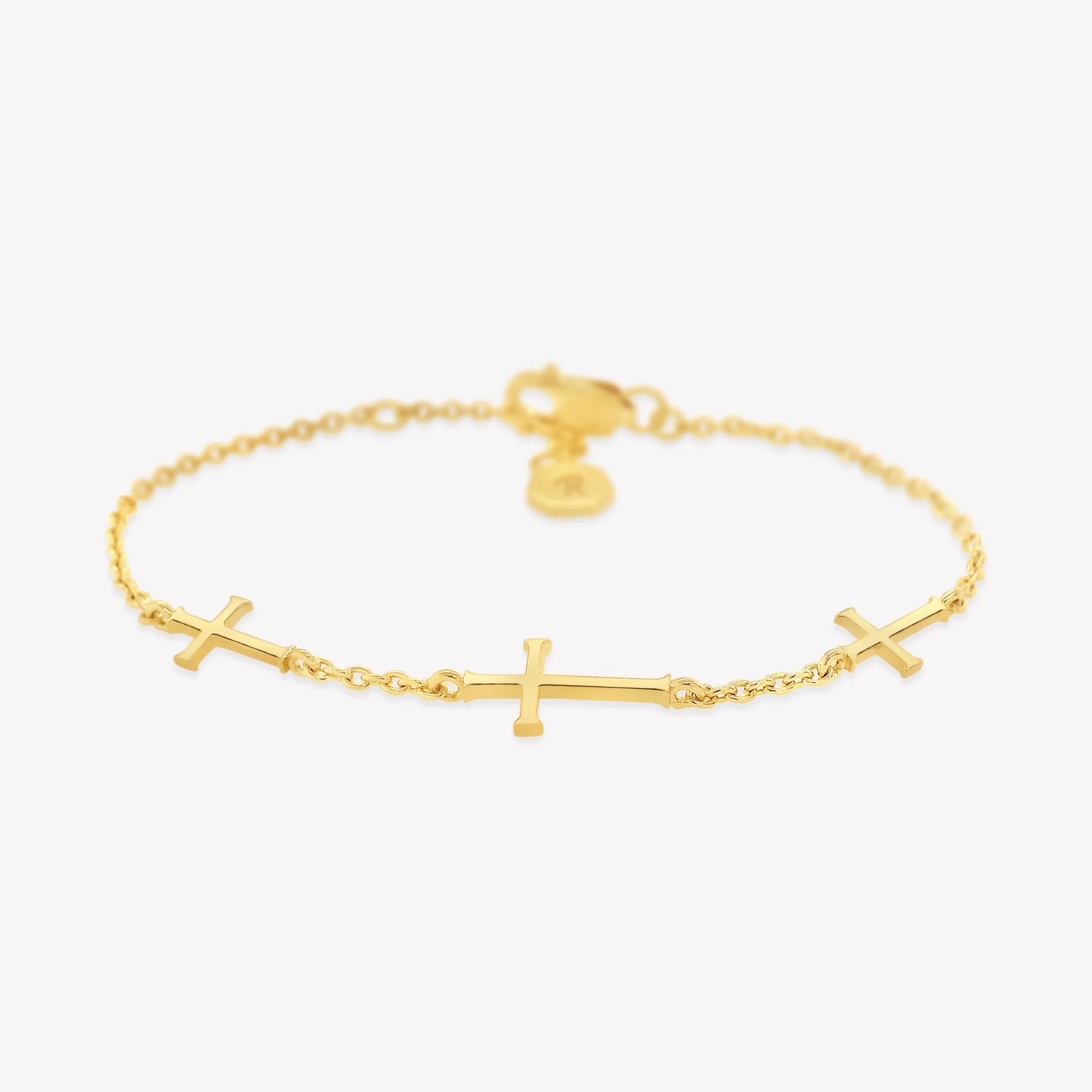 Calvary Cross Bracelet-Gold