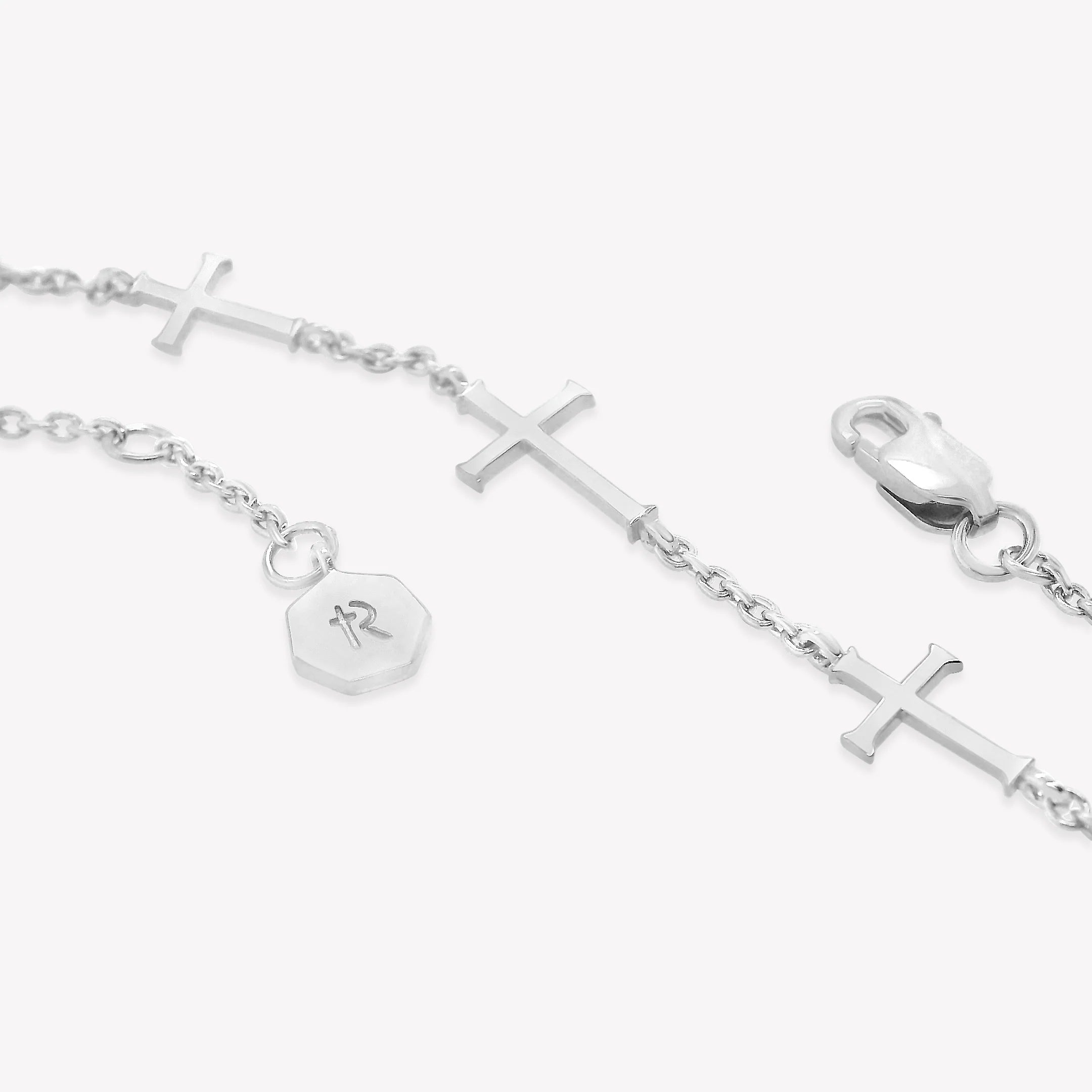 Calvary Cross Bracelet-Silver