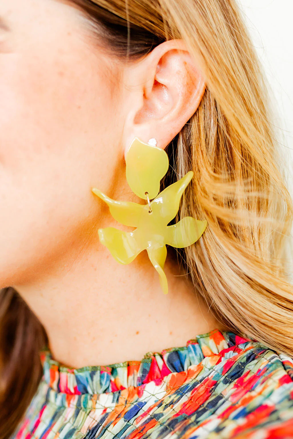 Flora- Citrine Earrings