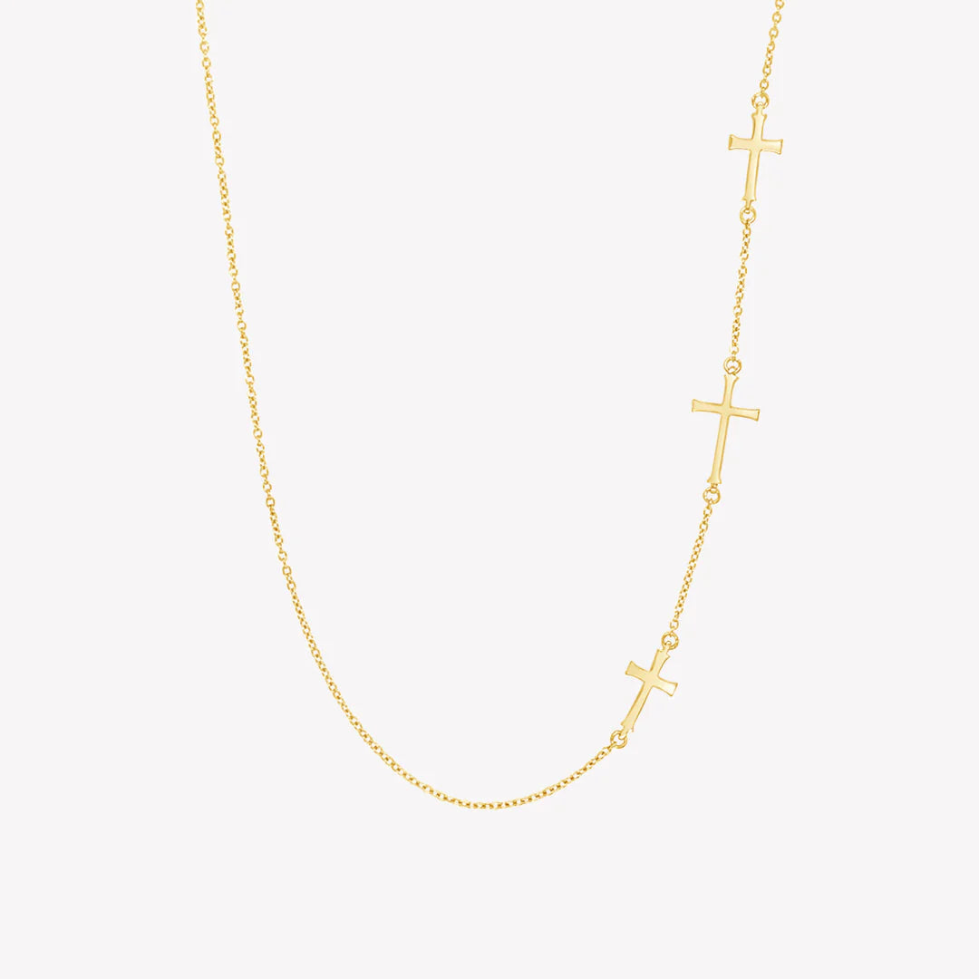 Calvary Cross Necklace- Gold