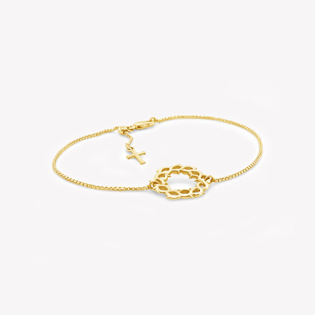 Crown of Thorns Bracelet-Gold