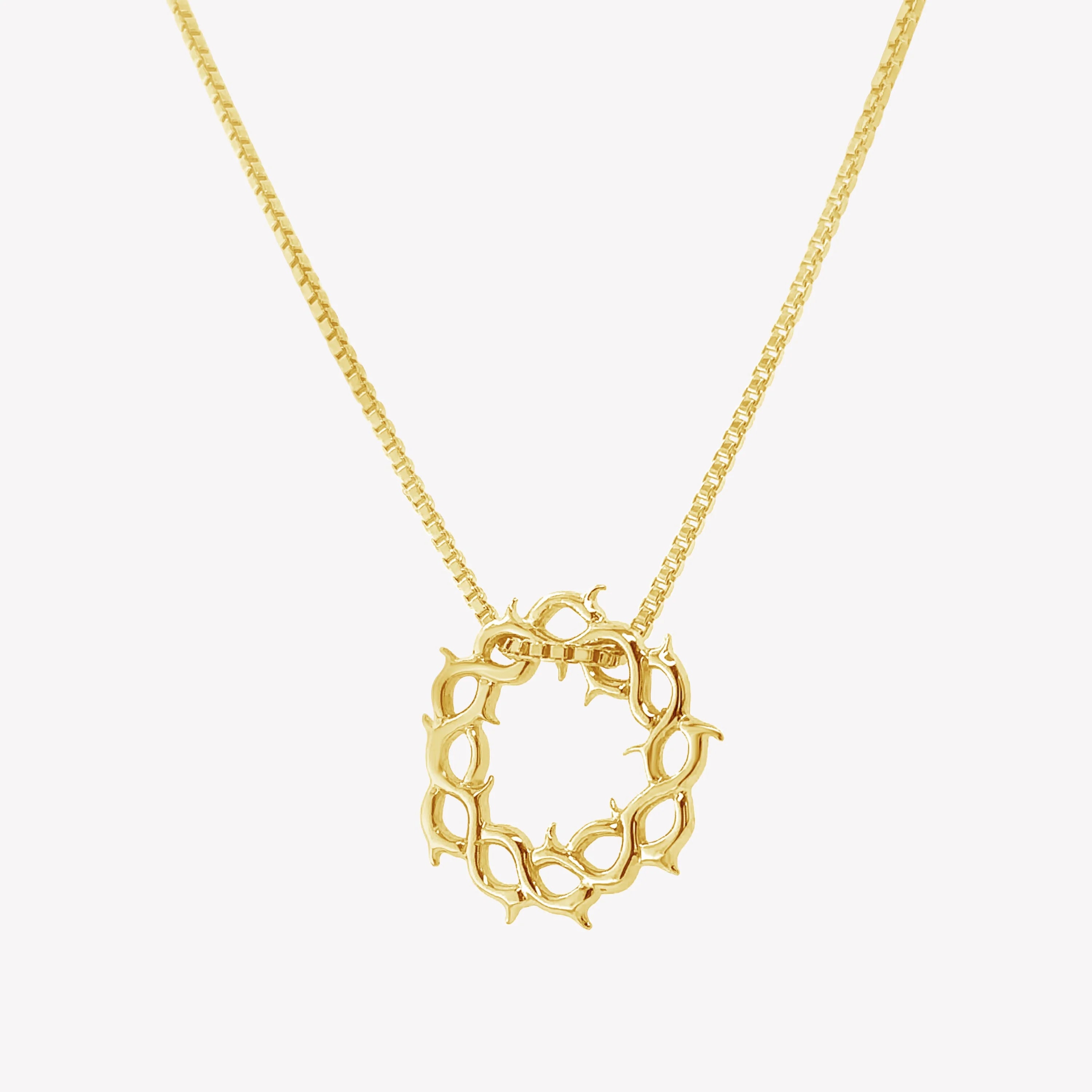 Crown of Thorns Necklace- Gold