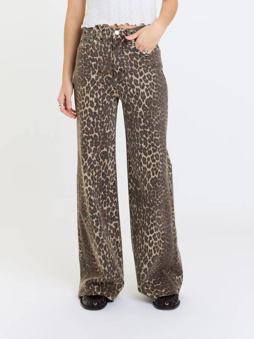 Far Out High Rise Wide Leg by Daze