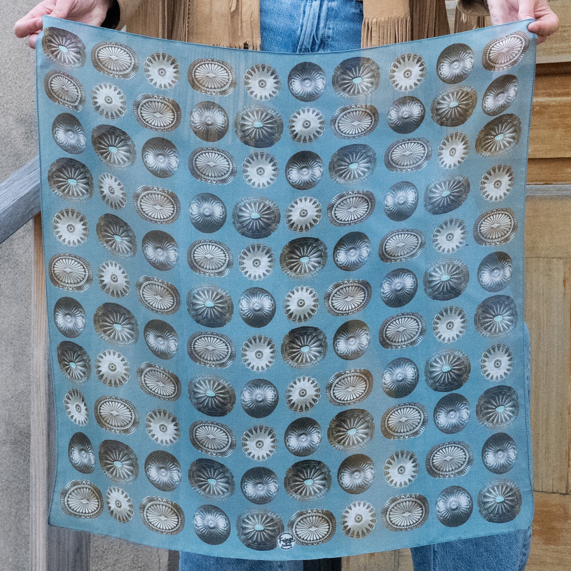 Big Concho Bandana- Chambray