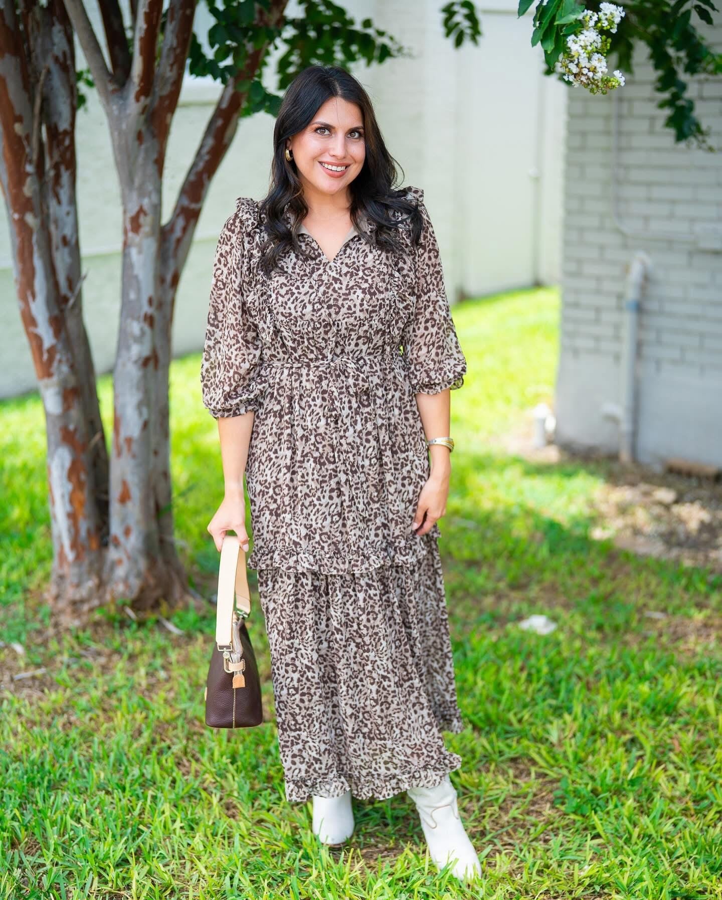 Flirty Ruffle Tiered Midi Dress