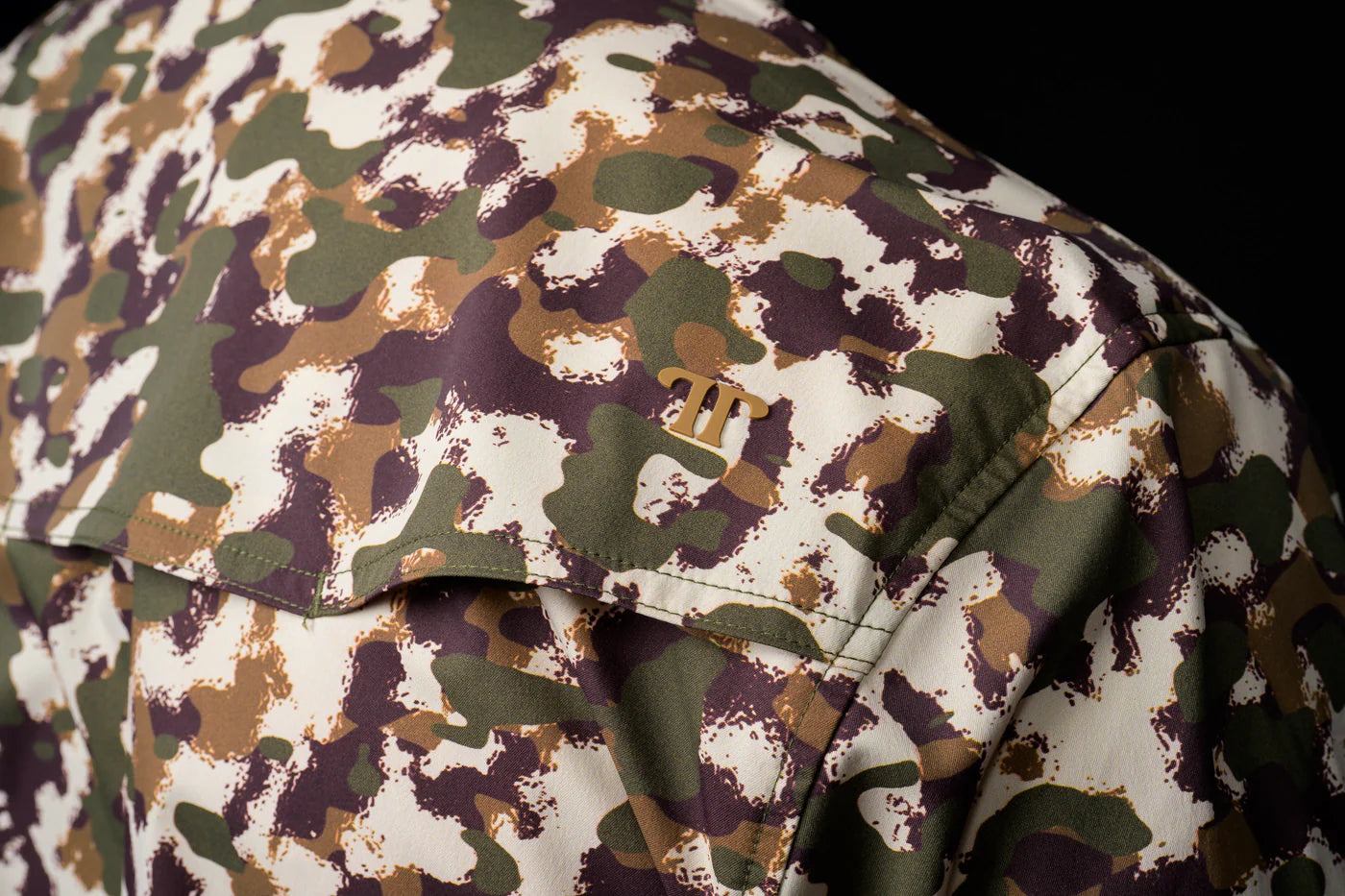 The Ferrell Camo Lite - Long Sleeve Double Button Shirt by Ferrell
