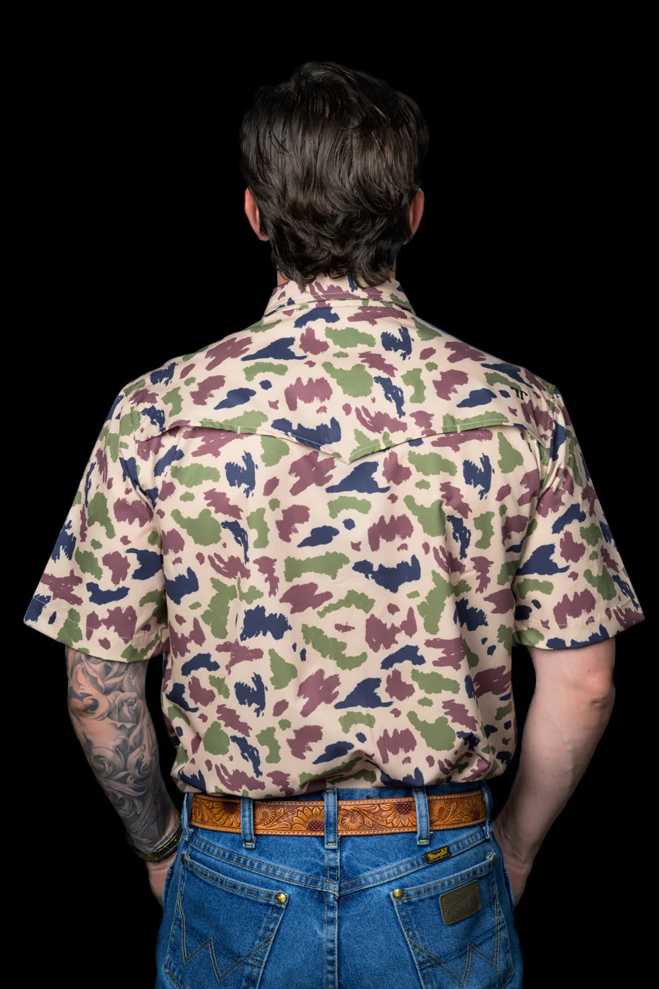 Camo Short Sleeve Snap by Ferrell