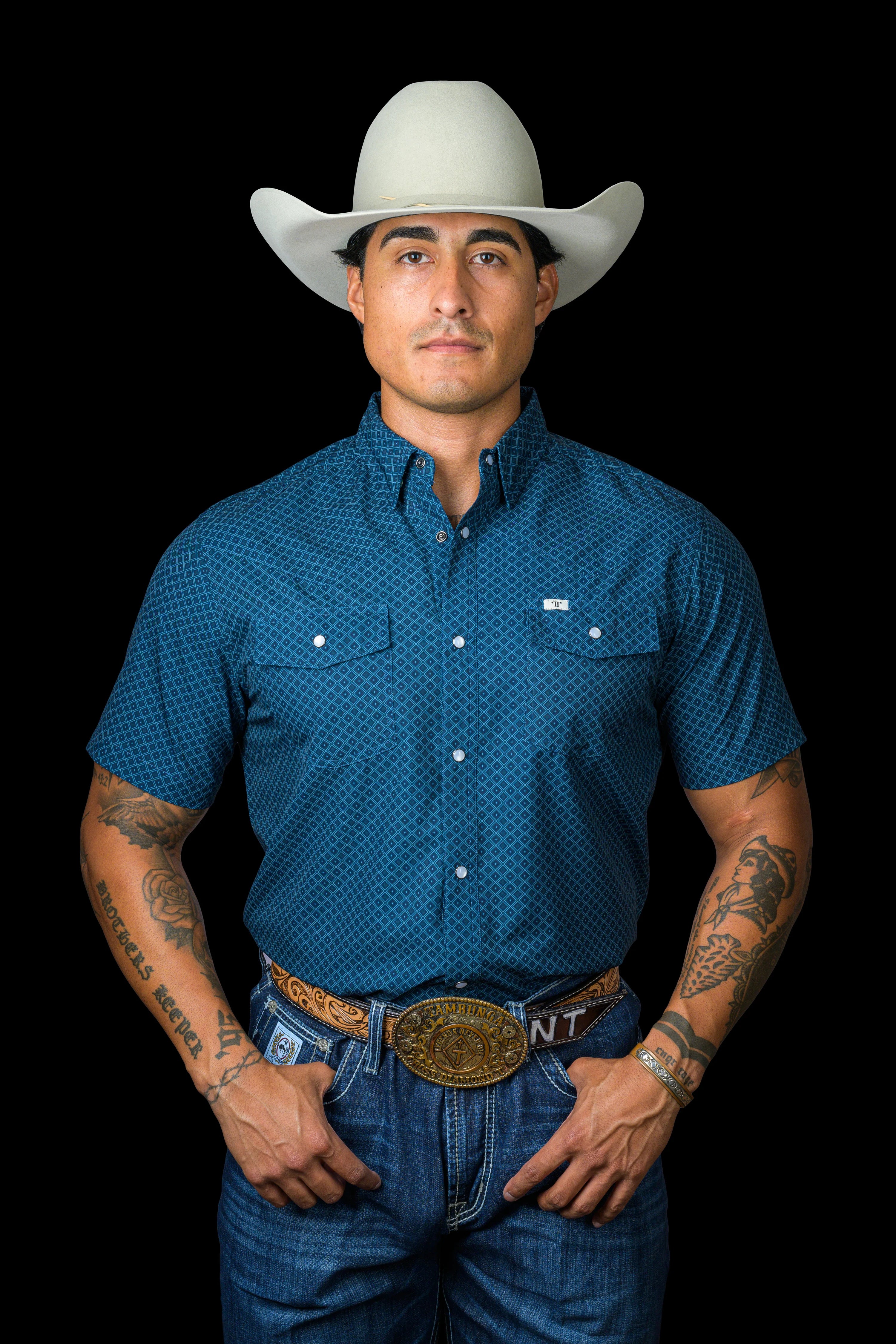 The Frost- Short Sleeve Snap Shirt