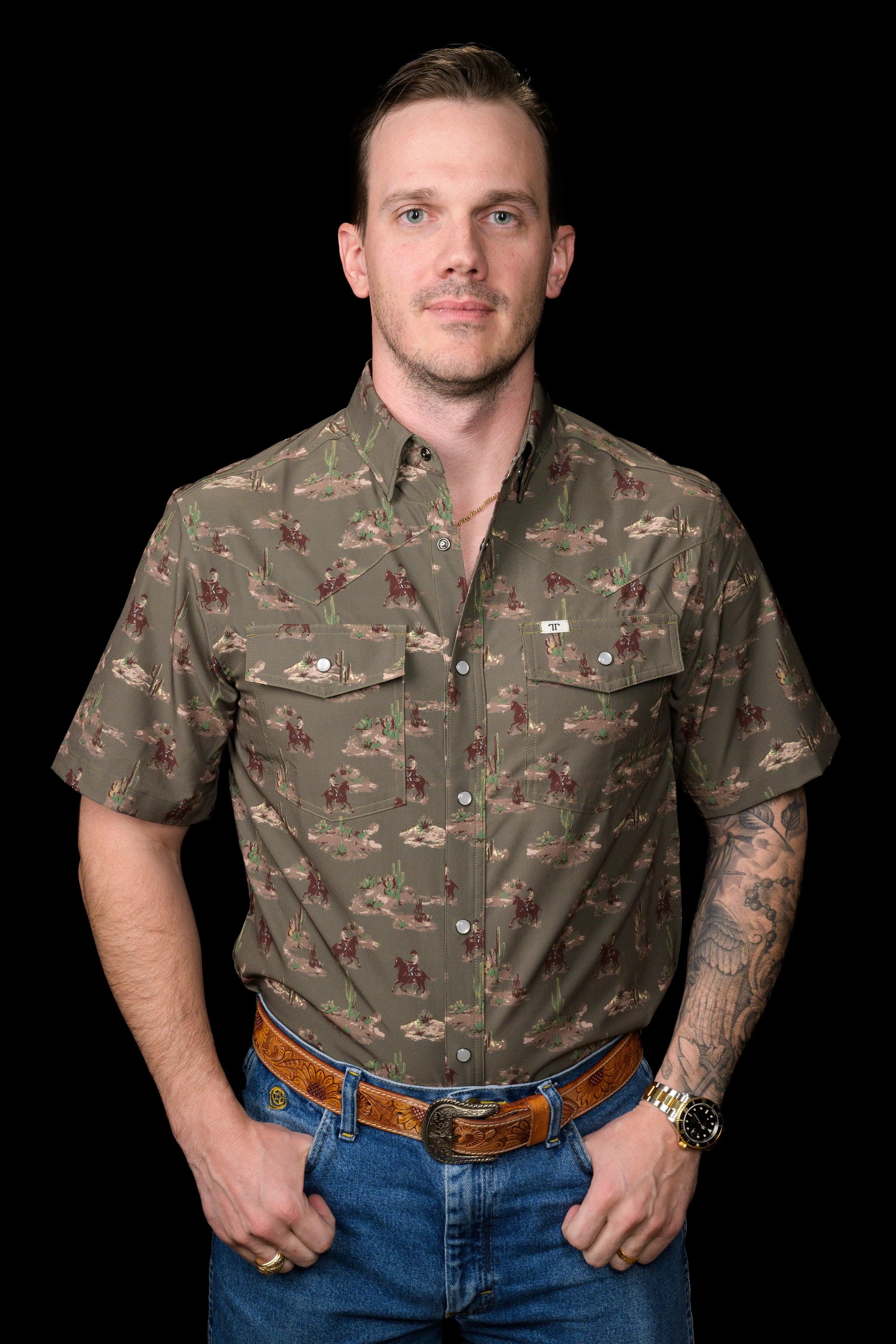 The Colt - Short Sleeve Snap Shirt by Ferrell