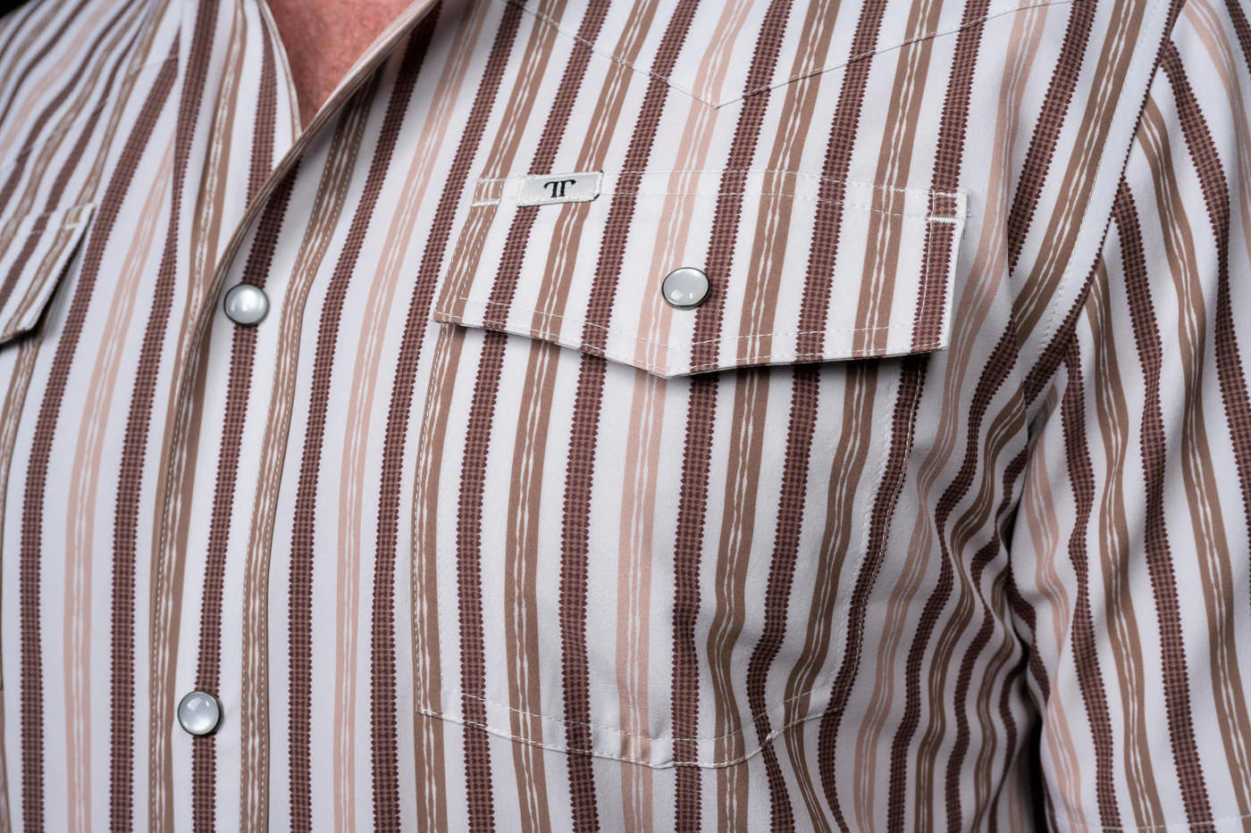The Wyatt- Brown Short Sleeve Snap by Ferrell