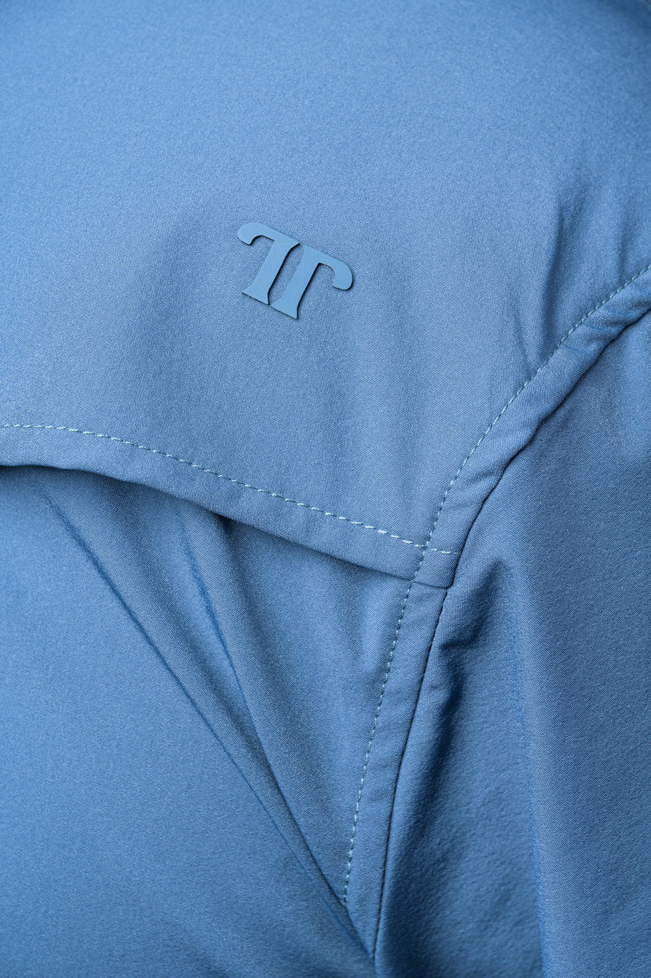 Blue Short Sleeve Pearl Snap Shirt