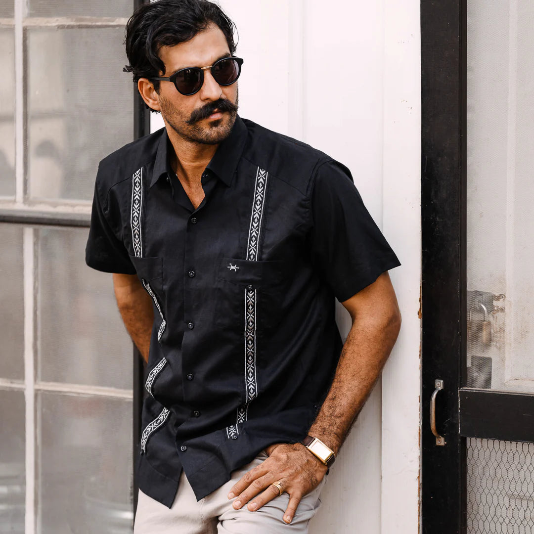 Tejas Guayabera - Diablo Plata By Texas Standard