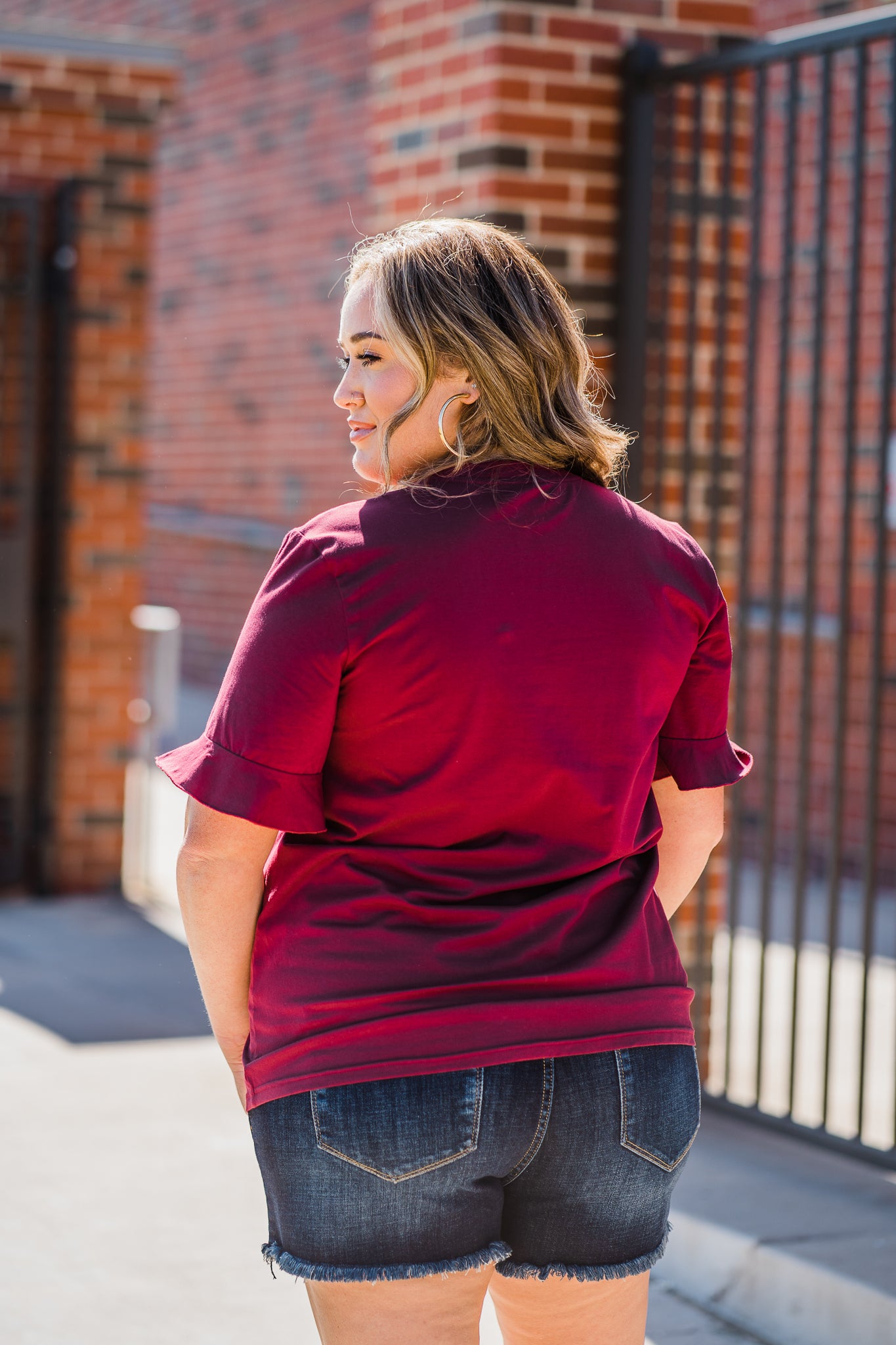 Maroon Friday Night Lights Tee by Layerz