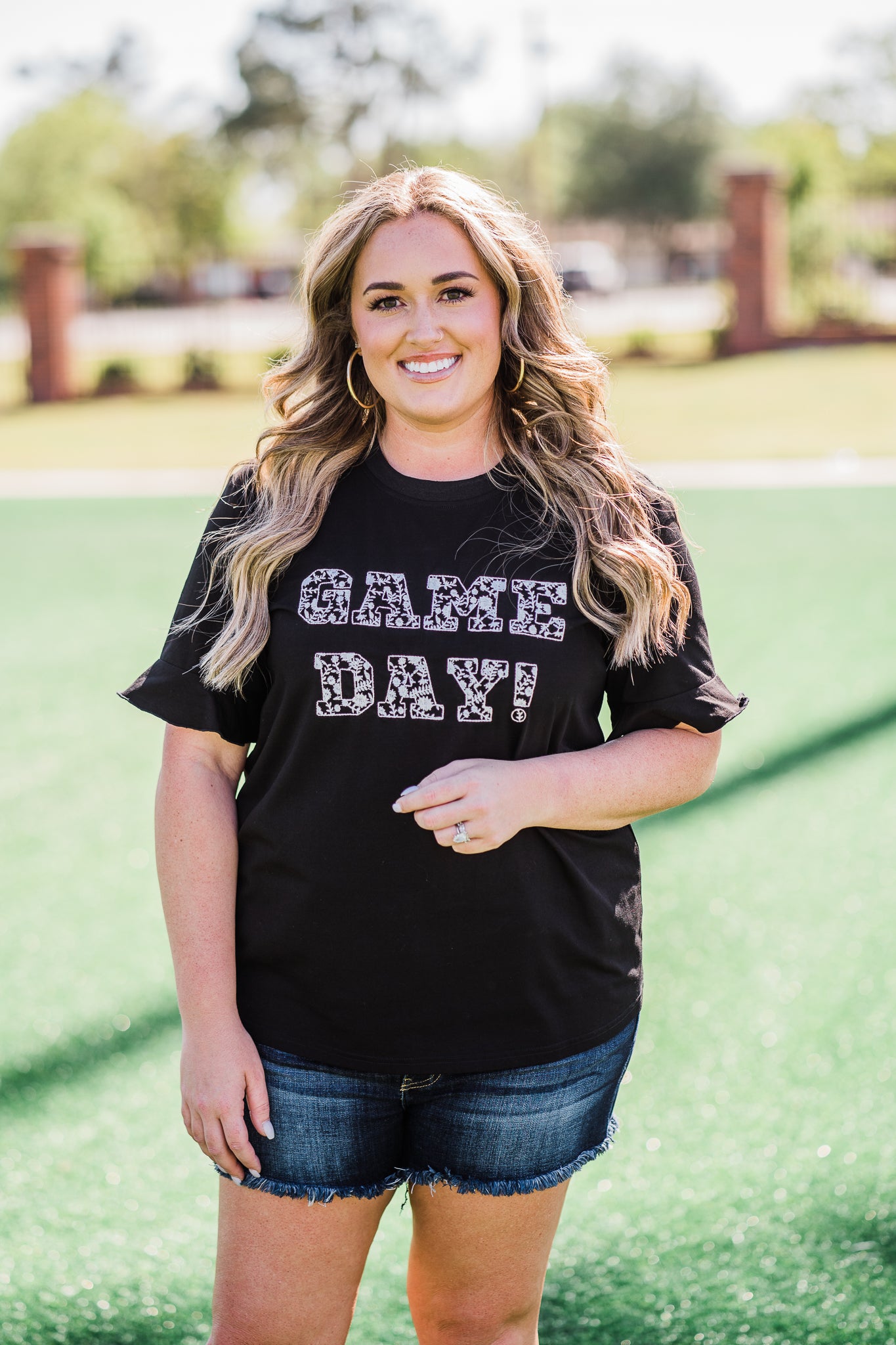 Black & White Game Day Spirit Tee by Layerz