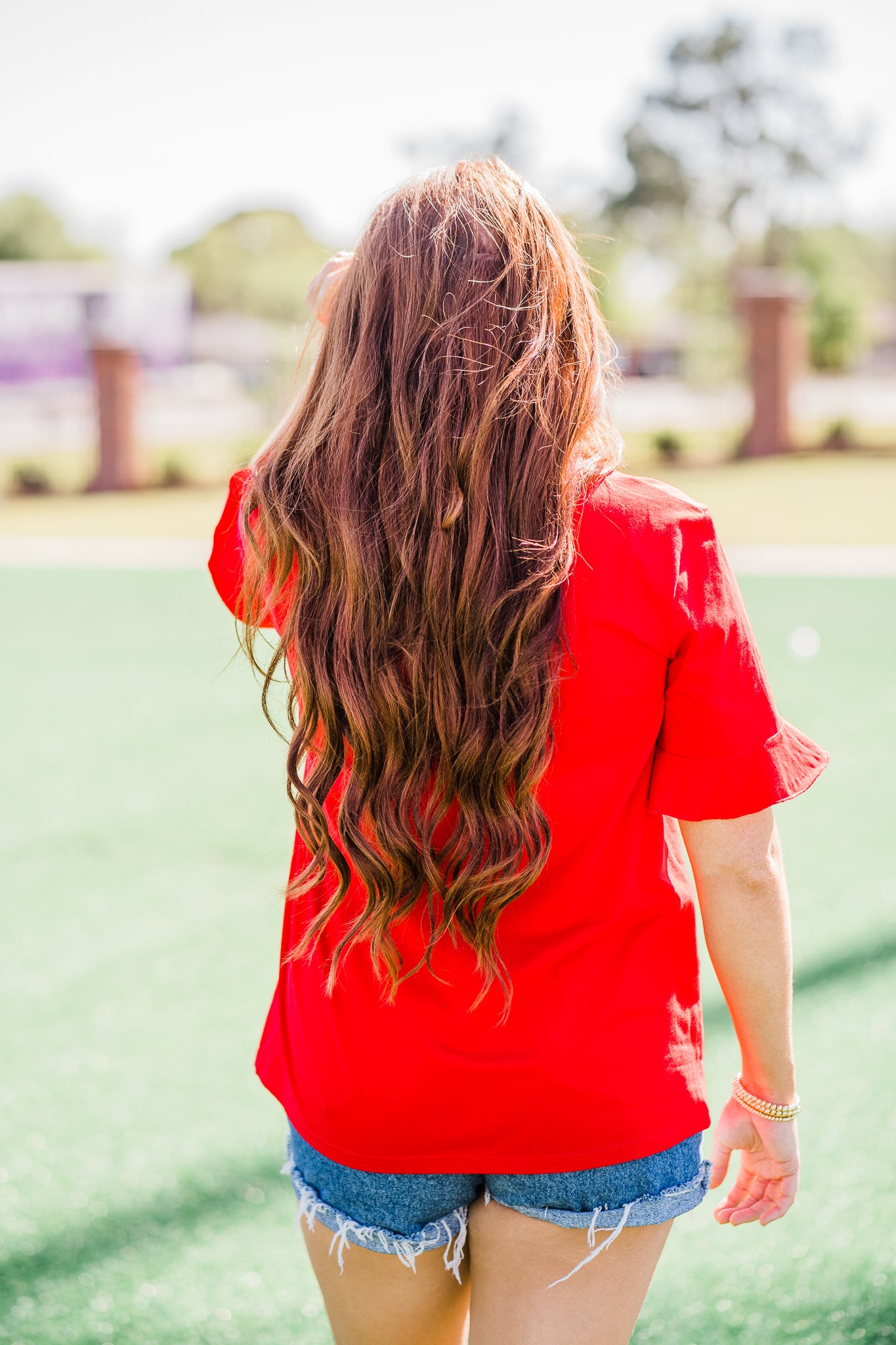 Red & Black Game Day Spirit Tee by Layerz