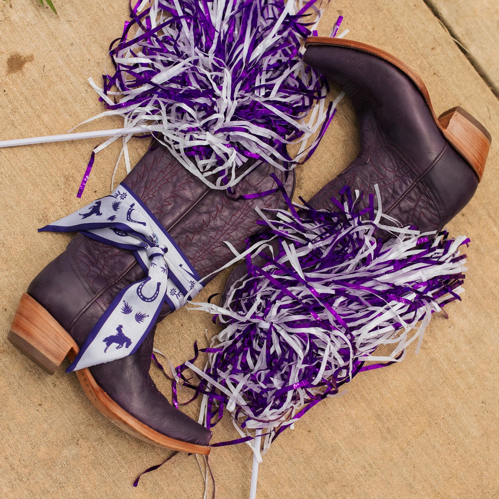 Game Day Down South Doily Twilly- Purple