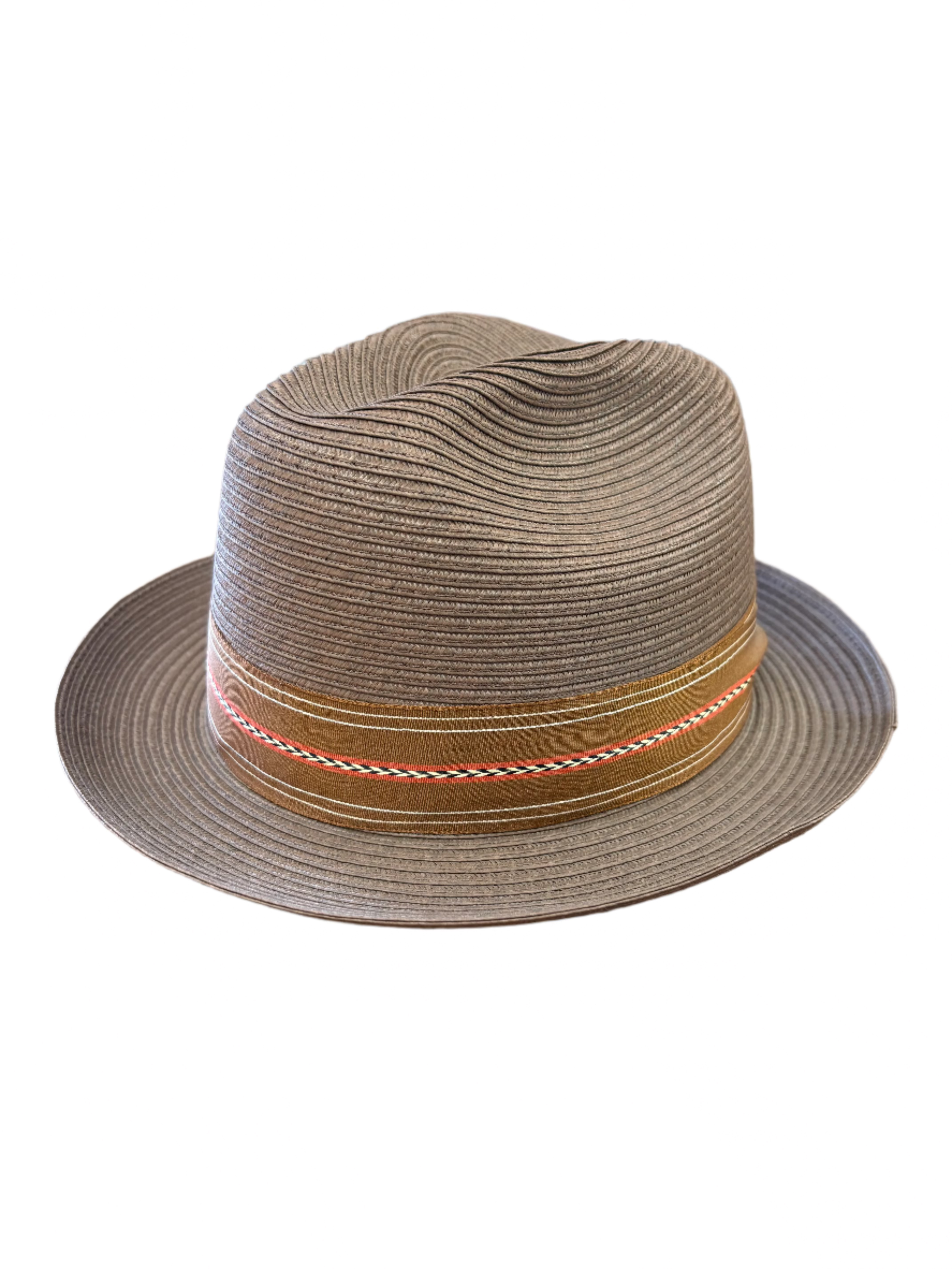 Pinzano Brown Eisenhower Milan Straw Hat