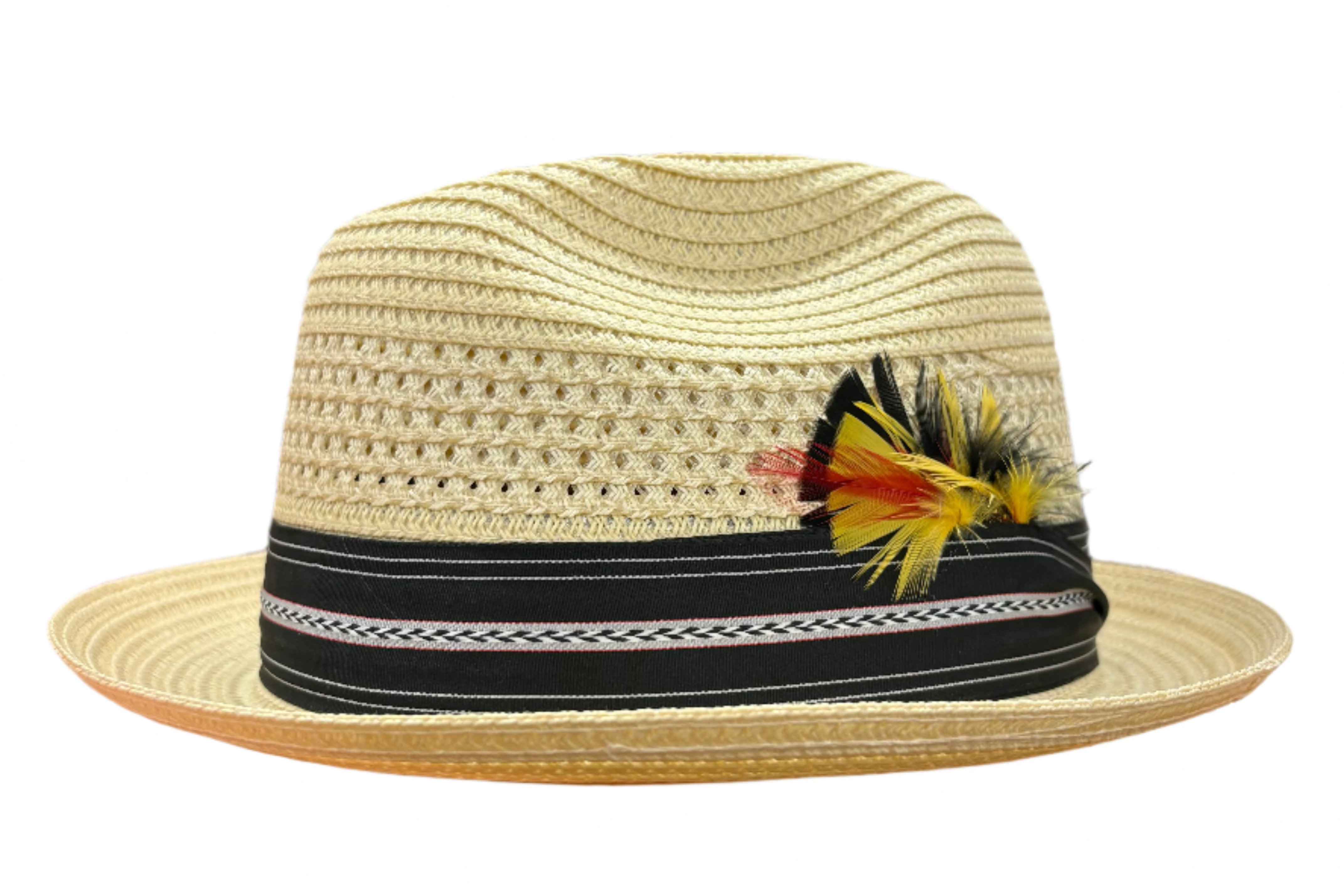 Pinzano Bamboo Eisenhower Milan Straw Hat