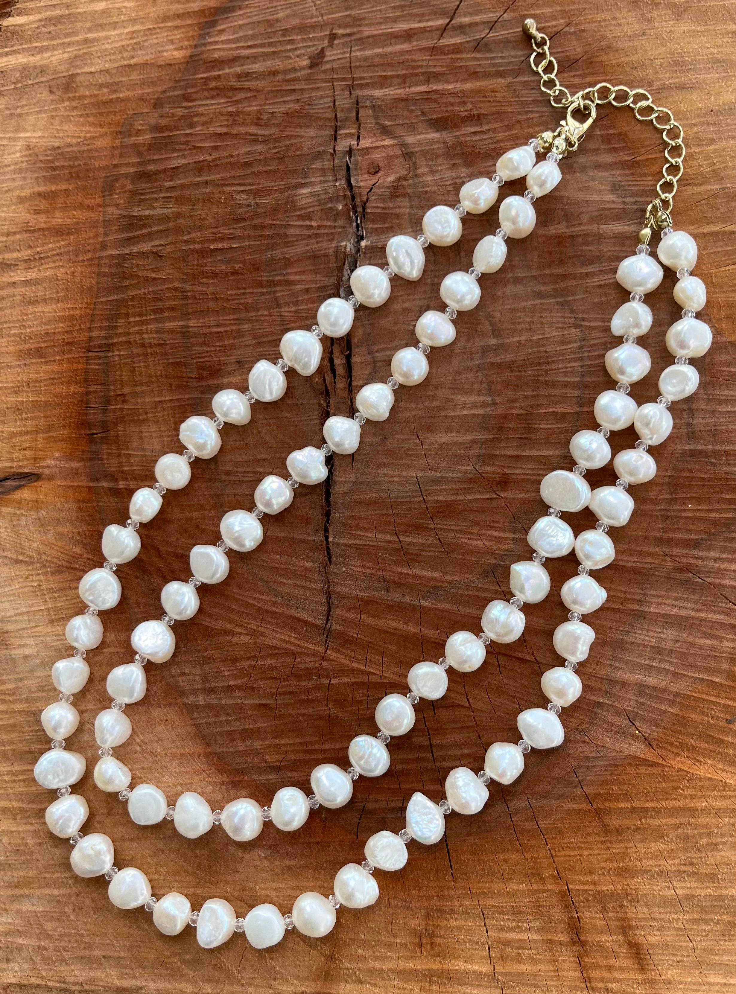 Fresh Water Pearl Double Strand Necklace