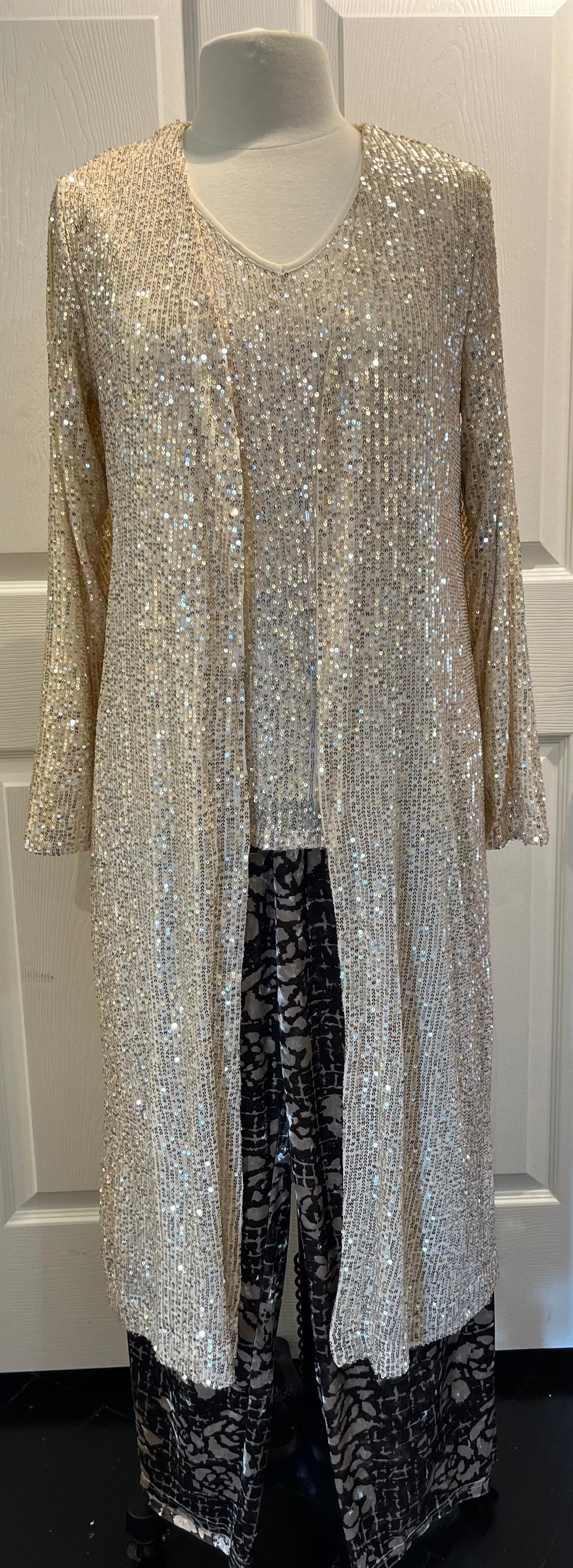 Champagne Sequin Duster