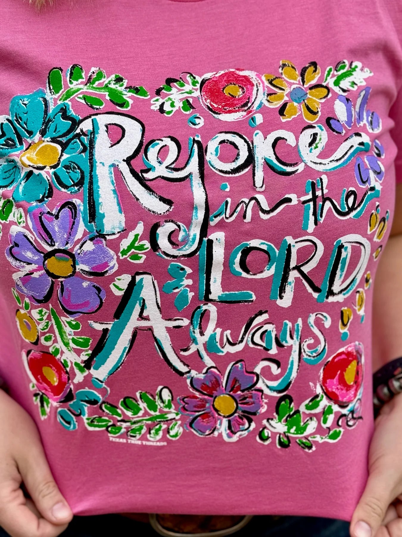 Callie Ann Stelter Rejoice in the Lord Tee
