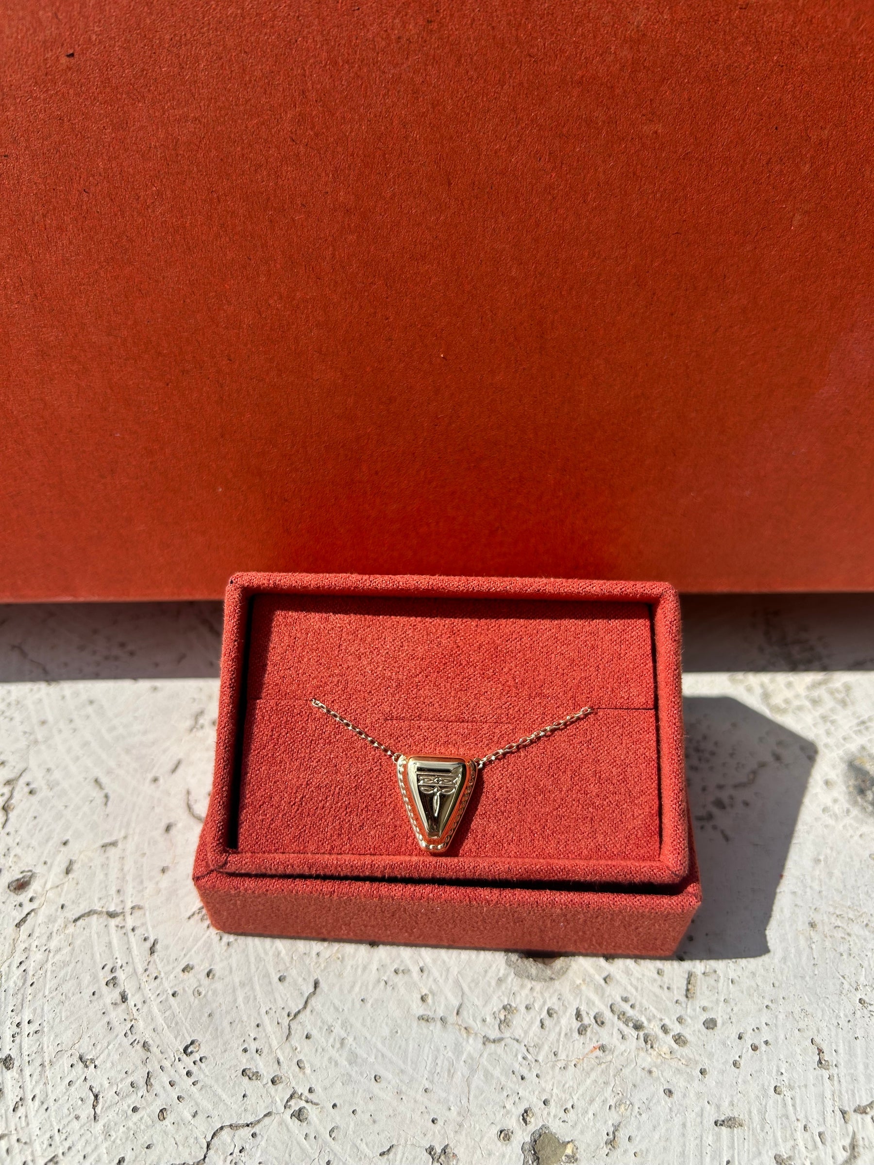 SpurWest Snip Boot Tip Necklace - Gold