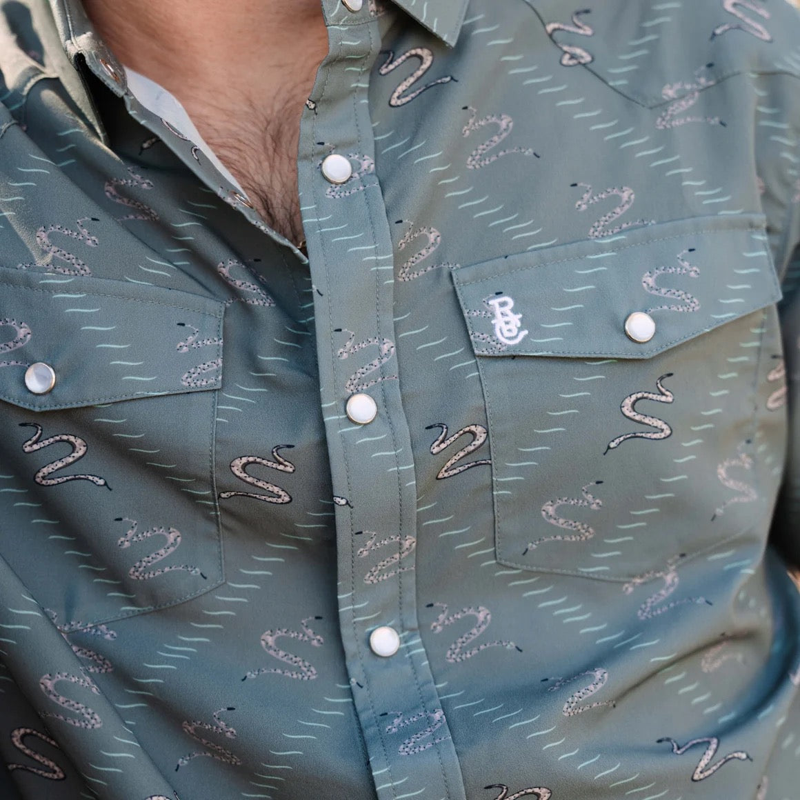 Raised by Coyotes Sidewinder Pearl Snap