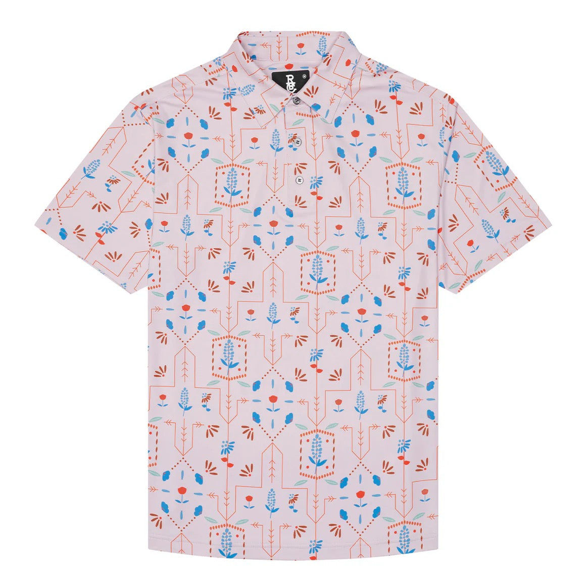 Raised by Coyotes Wildflowers Polo