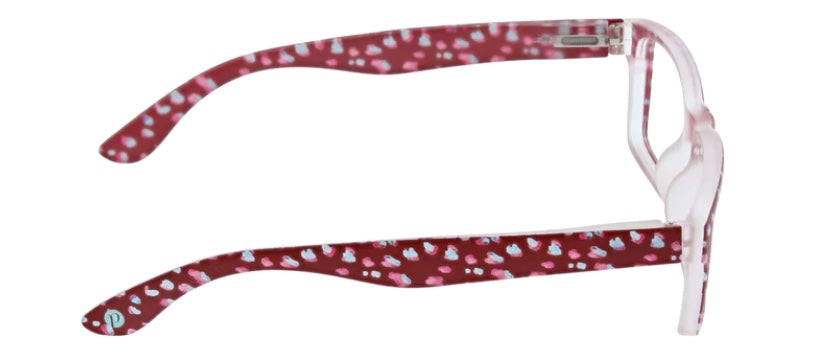 Dappled Dot Focus Red- Peepers Reading Glasses