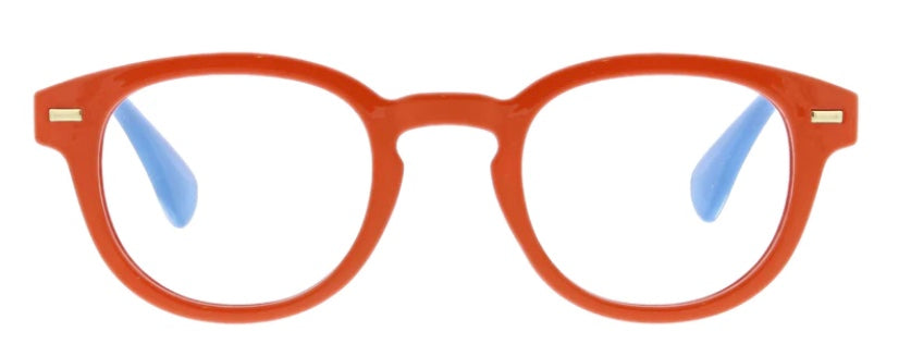 Tartan Focus Orange/Plaid - Peepers Reading Glasses