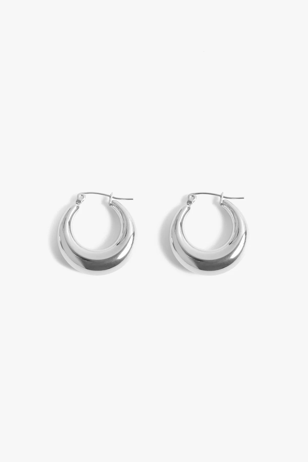 Layla Hoops- Silver